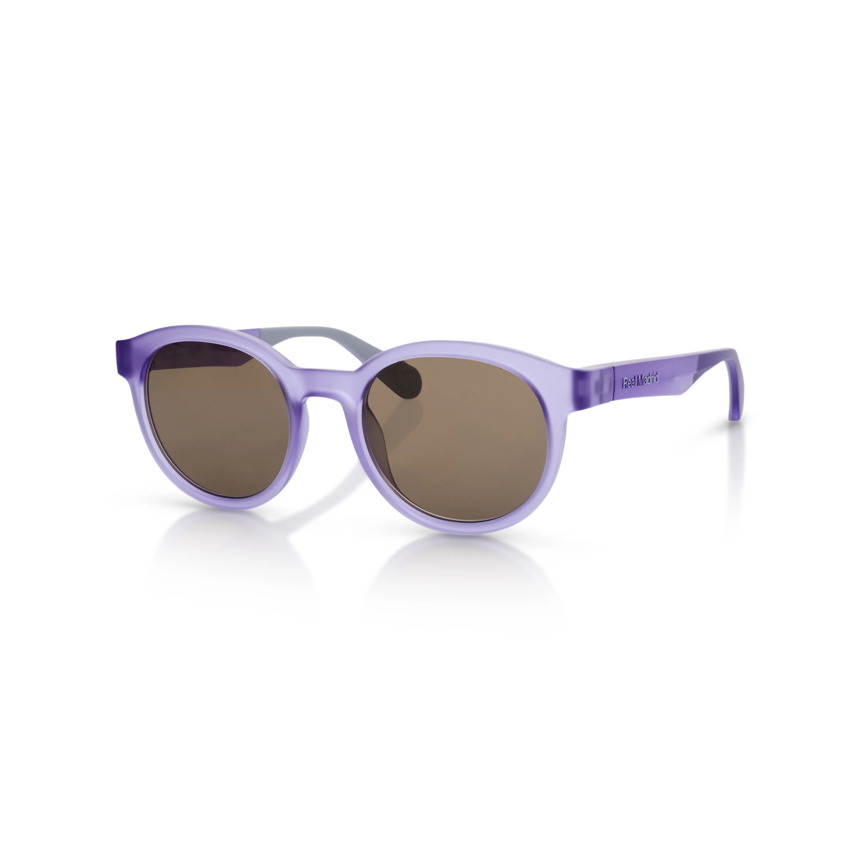 Round Real Madrid Sunglasses Purple - Image 2