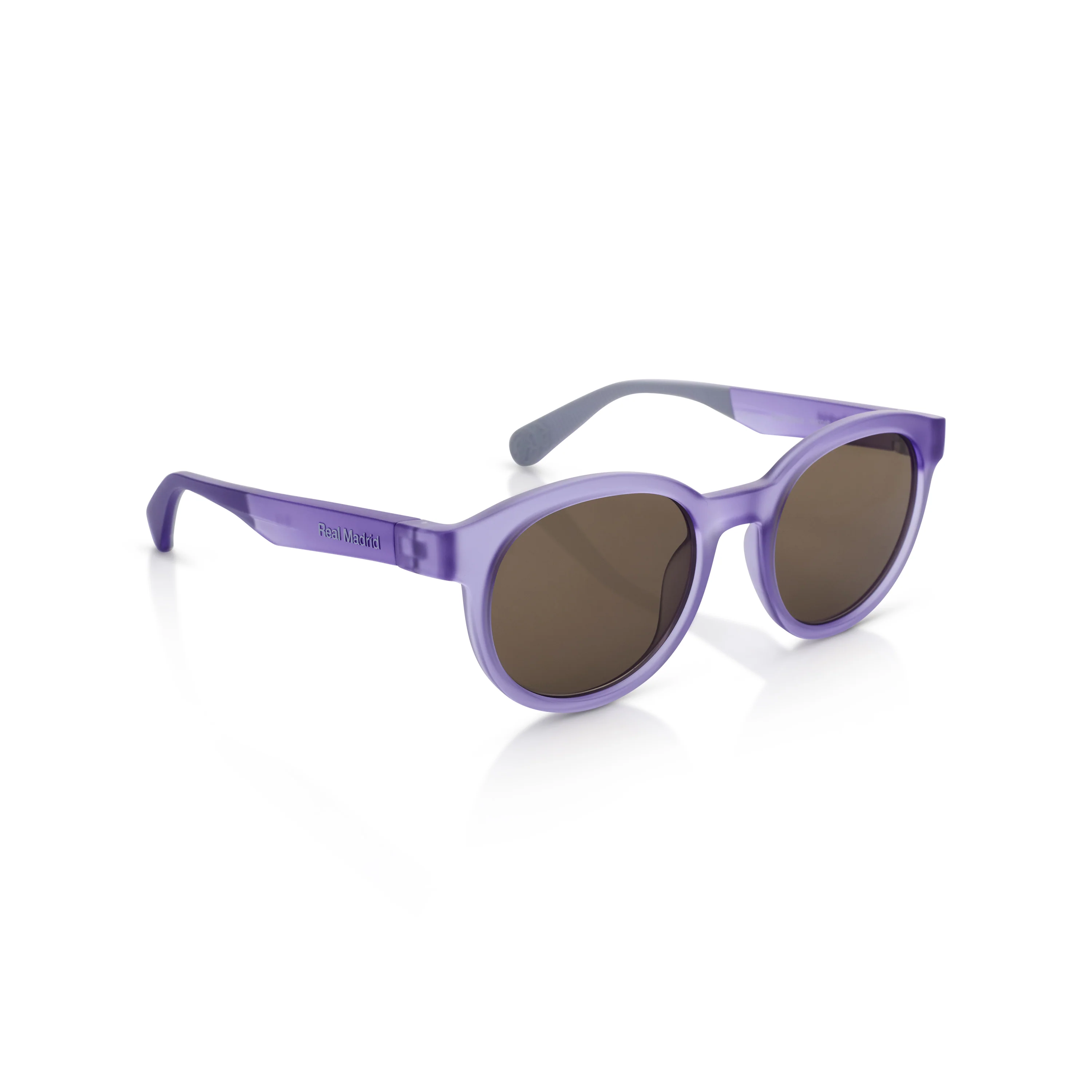 Round Real Madrid Sunglasses Purple - Image 3