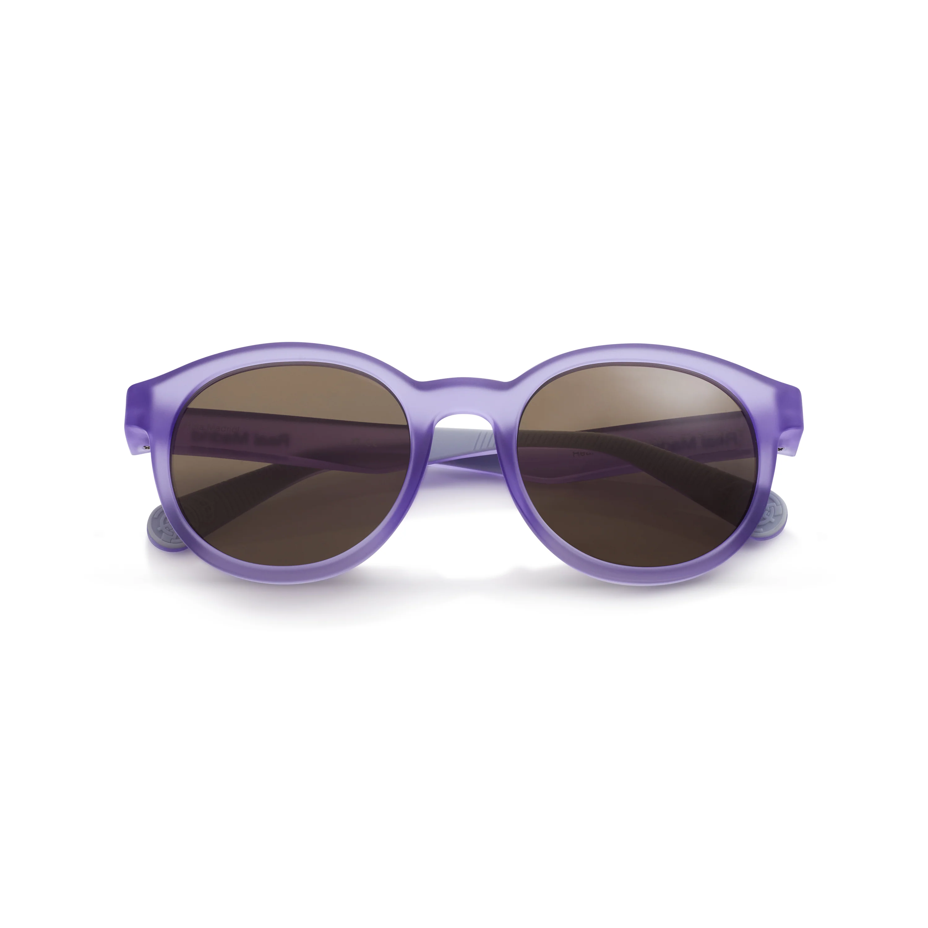 Round Real Madrid Sunglasses Purple - Image 4
