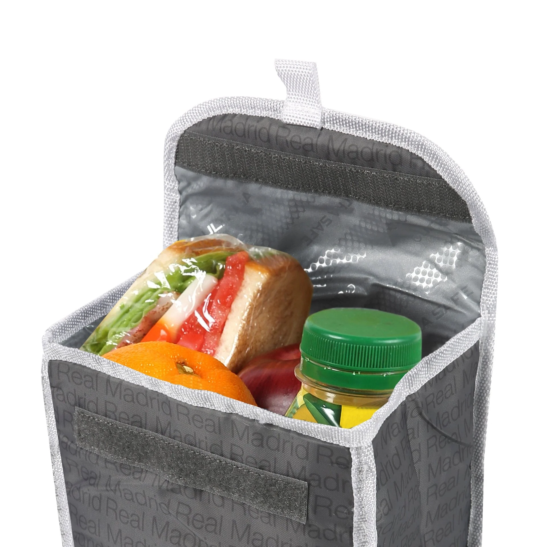 Grey Foldable Lunch Bag - Image 2