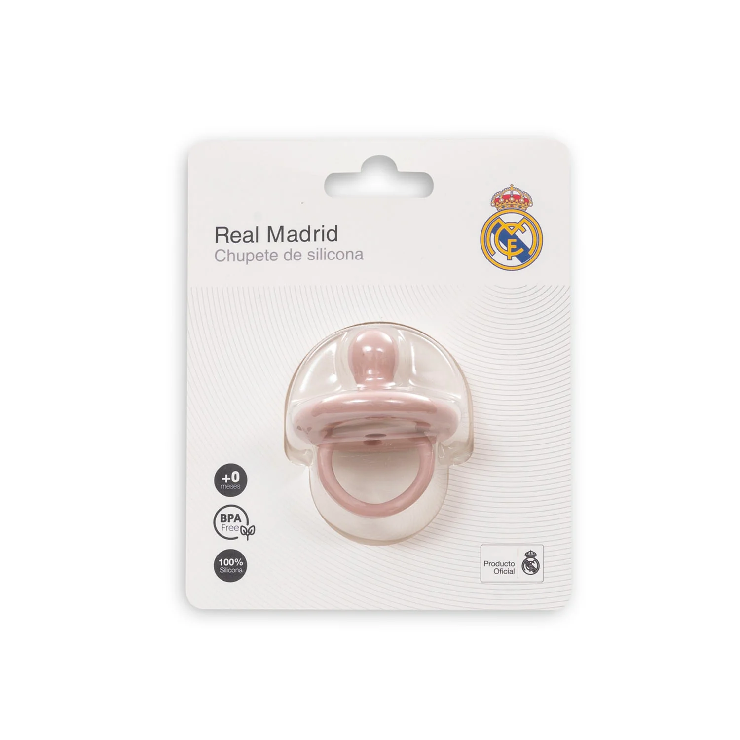 Real Madrid Pink Silicone Pacifier - Image 6