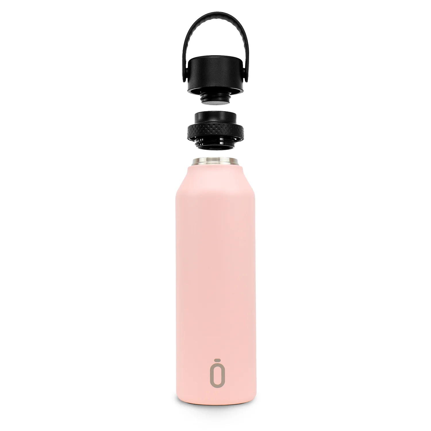 Light Pink 600ml Crest Thermo Bottle - Image 3