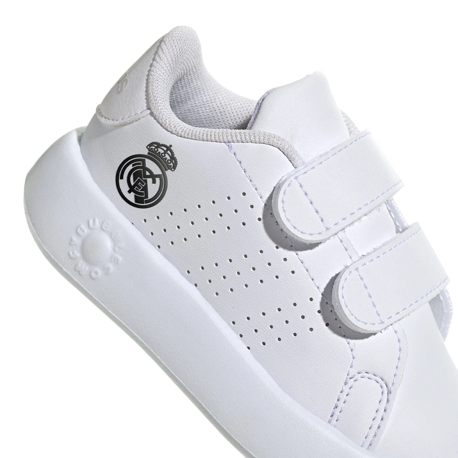 adidas Infant Advantage Shoes White - Image 7