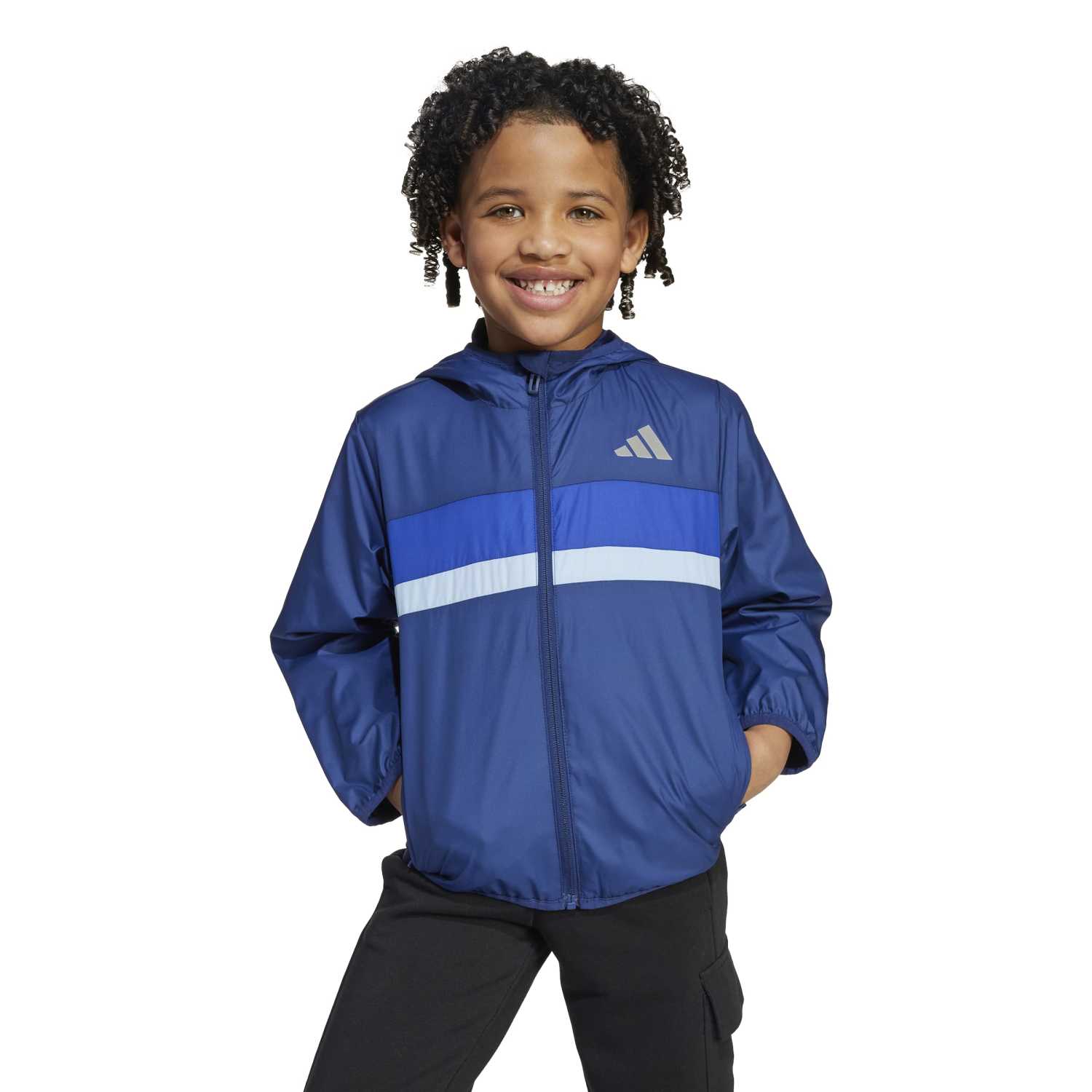 Infant adidas Tiberio Windbreaker Dark Blue - Image 2