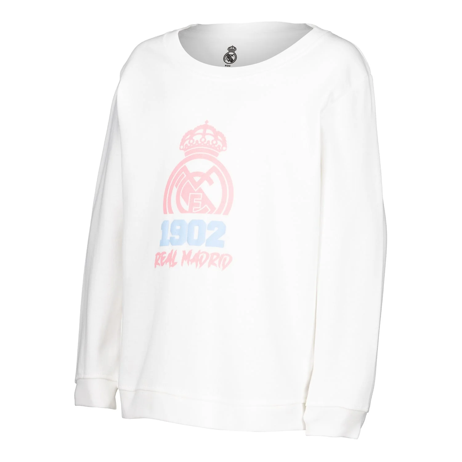Infant Crewneck Jumper 1902 Print White/Pink - Image 2