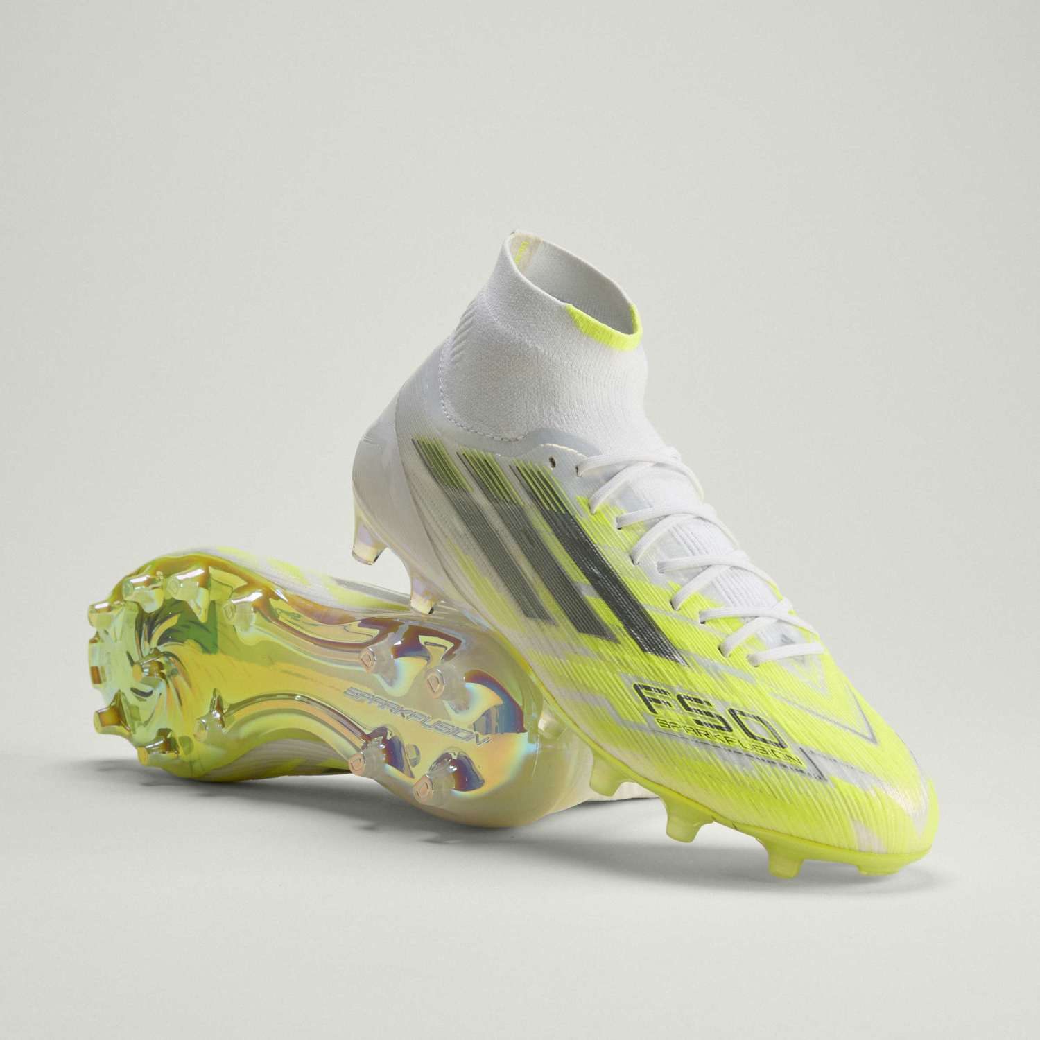 Womens adidas F50 Sparkfusion Elite Football Boots Yellow - Image 3