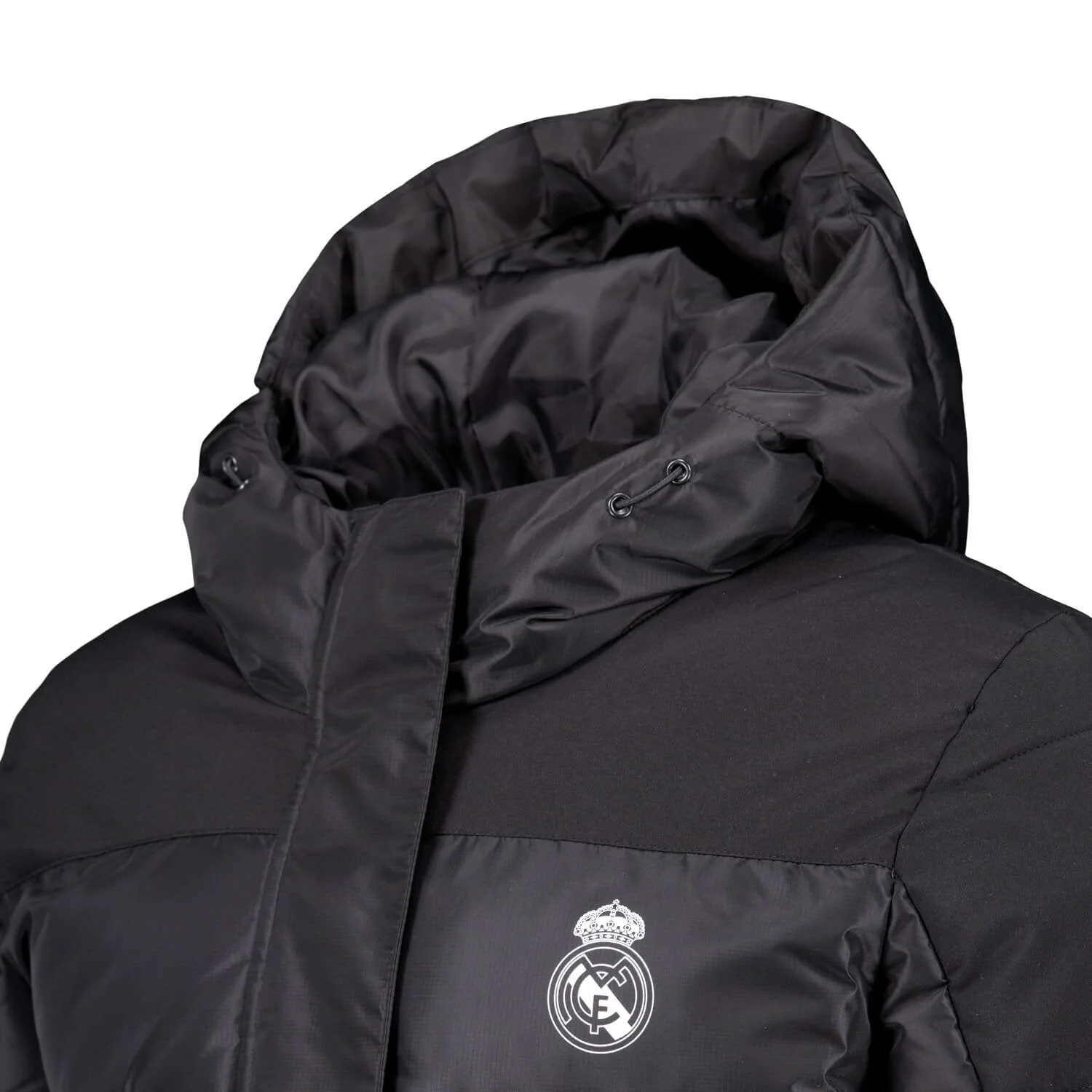 Women’s Black Padded Outerwear Jacket – Real Madrid - Image 5