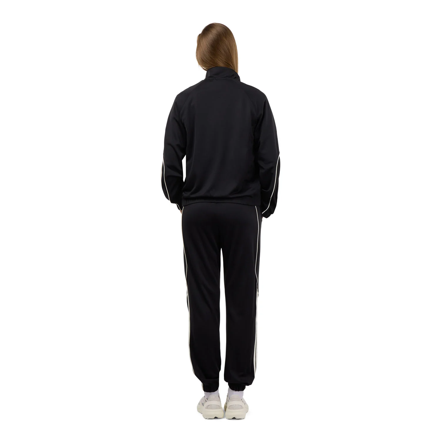 Womens adidas Stadium Tracksuit Black - Image 7