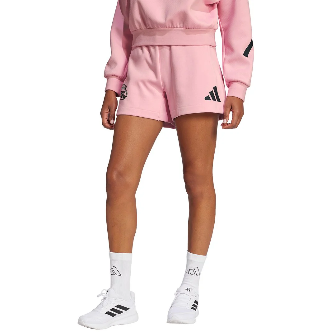 Womens adidas Real Urban Shorts Pink - Image 2