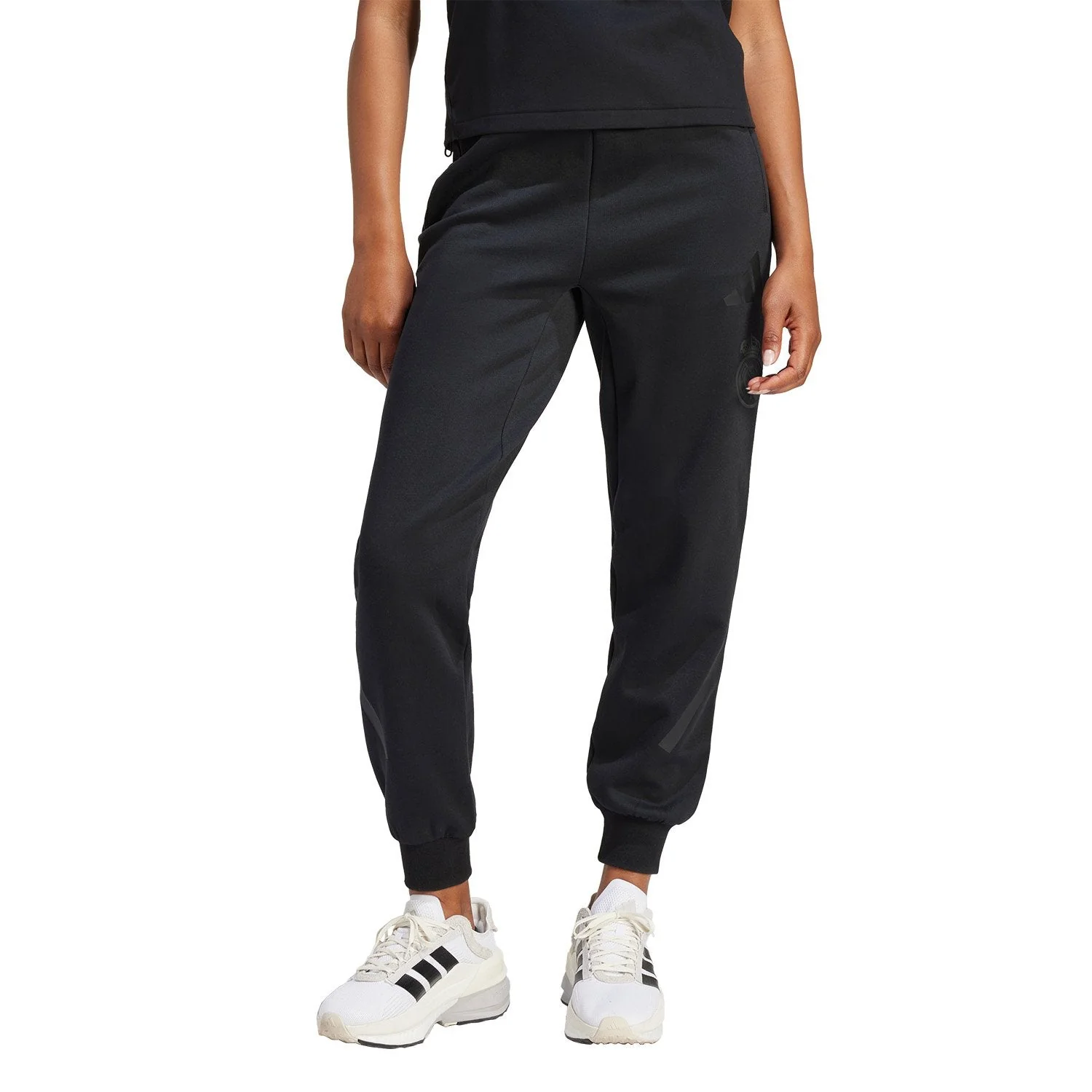 Womens adidas Real Urban Trousers Black - Image 3