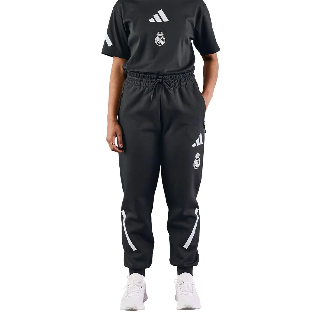 Womens adidas Real Urban Trousers Black - Image 2