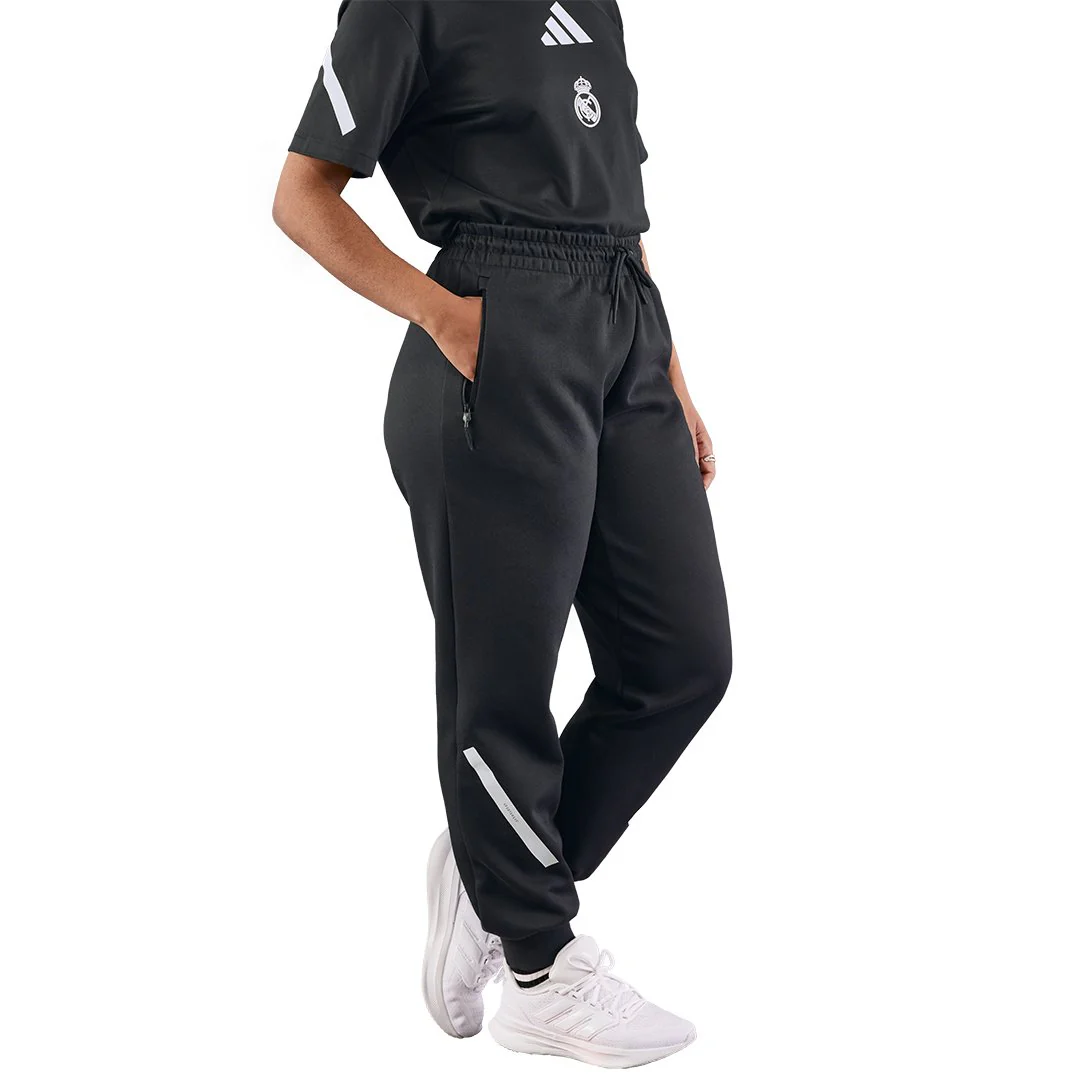 Womens adidas Real Urban Trousers Black - Image 5