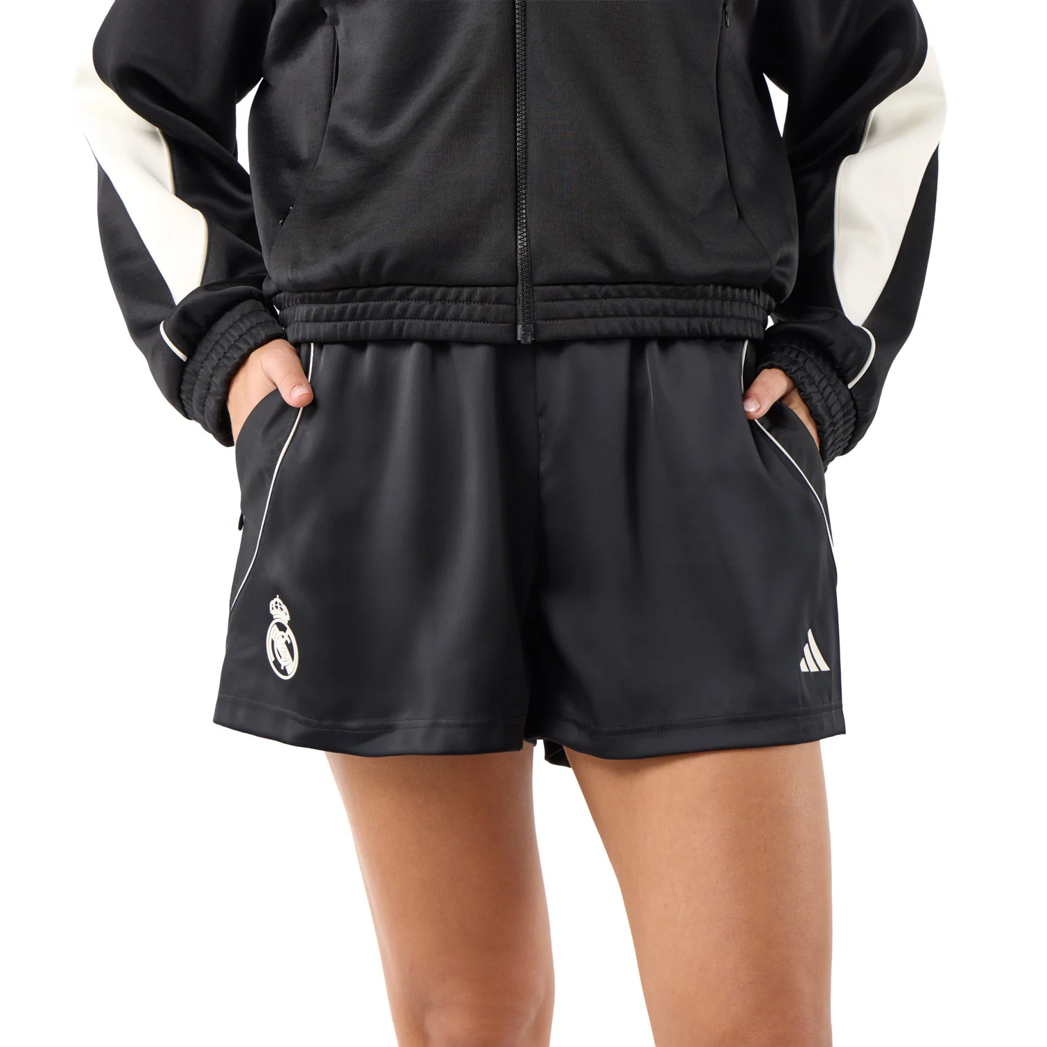Womens adidas Stadium Shorts Black - Image 3