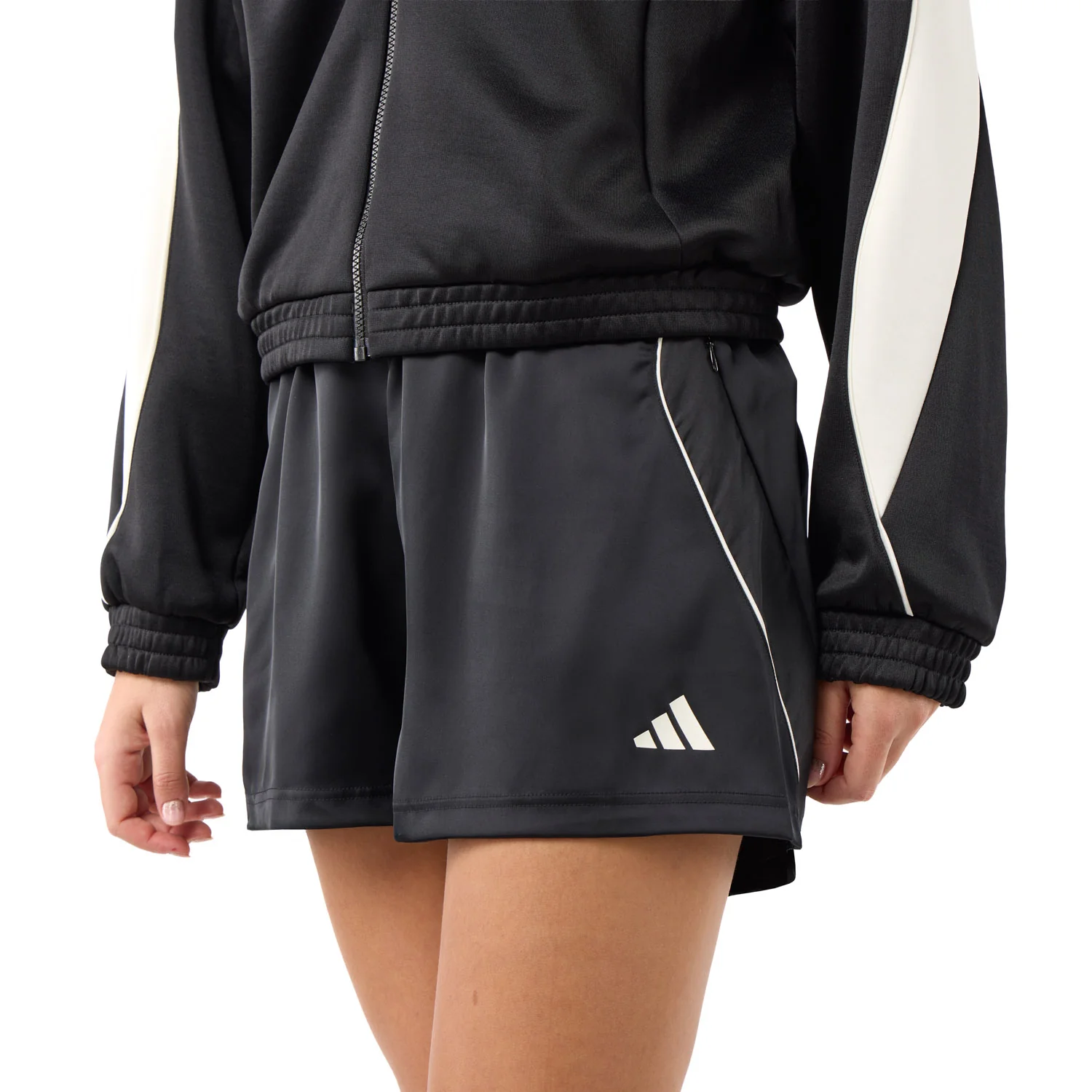 Womens adidas Stadium Shorts Black - Image 4
