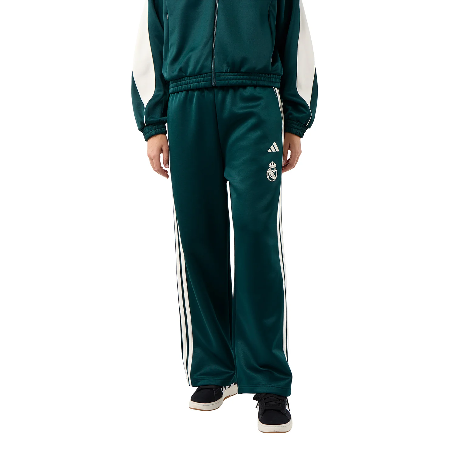 Womens adidas Stadium Tracksuit Pants Green - Image 3