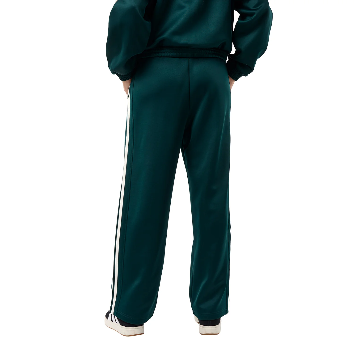 Womens adidas Stadium Tracksuit Pants Green - Image 6