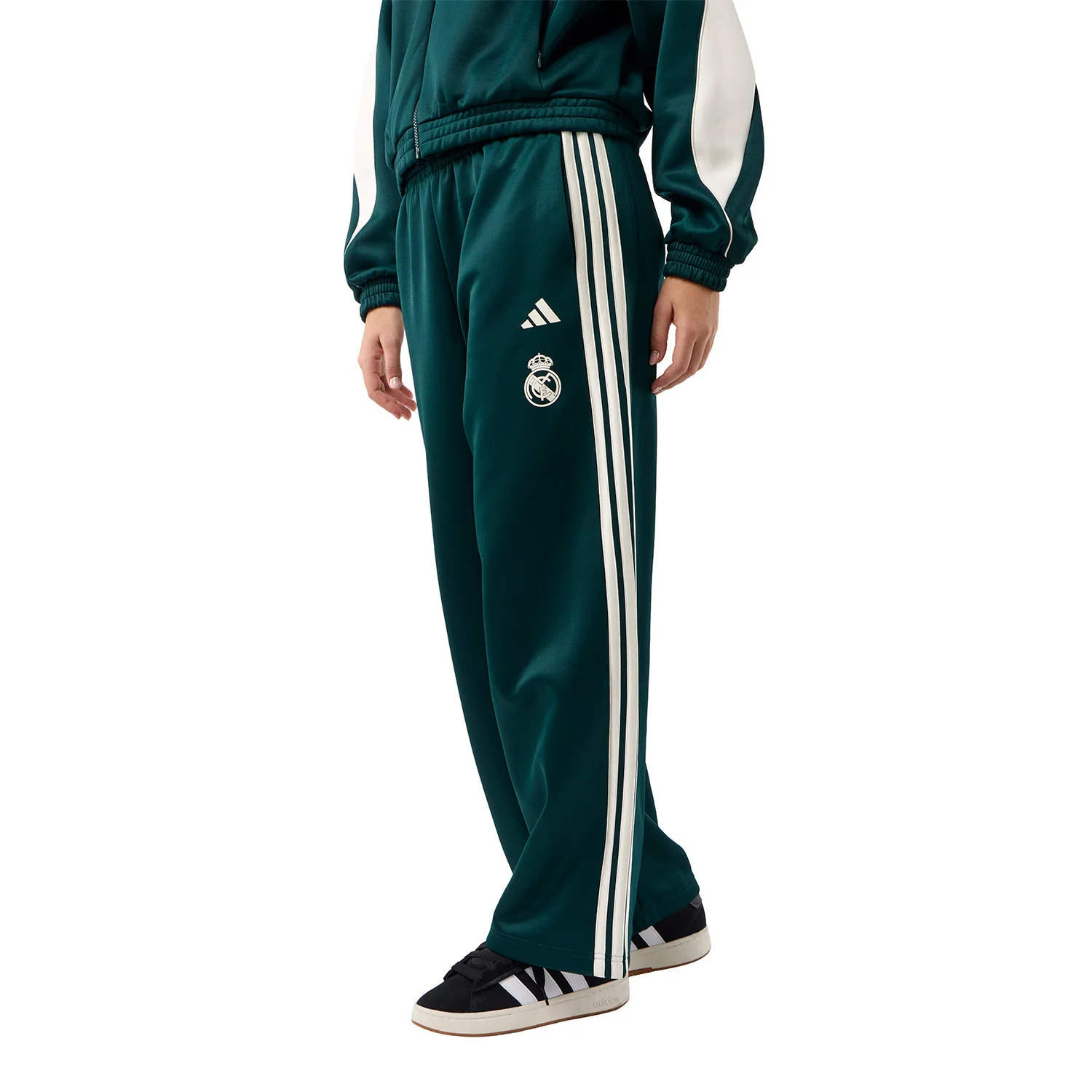 Womens adidas Stadium Tracksuit Pants Green - Image 7