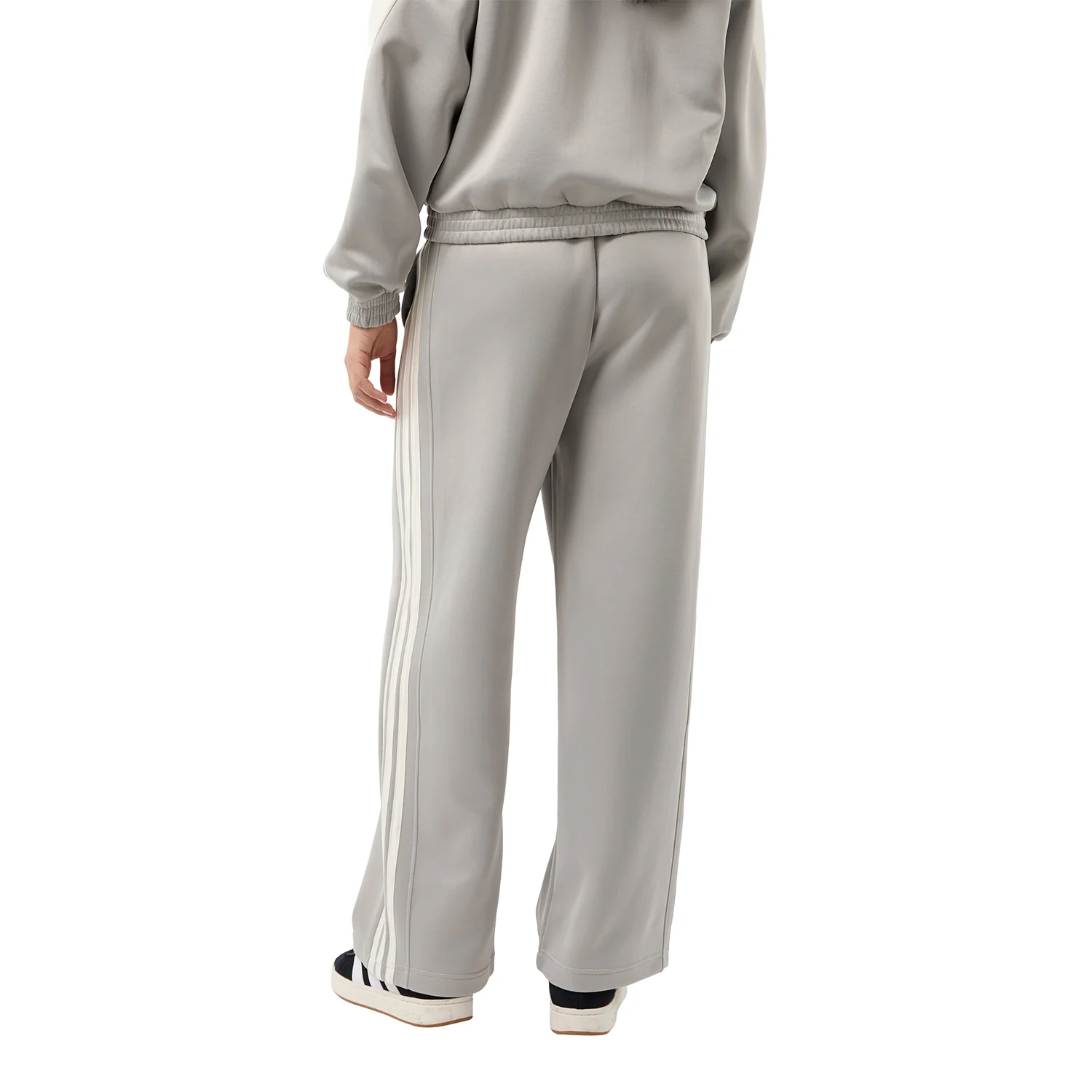Womens adidas Stadium Tracksuit Pants Grey - Image 7