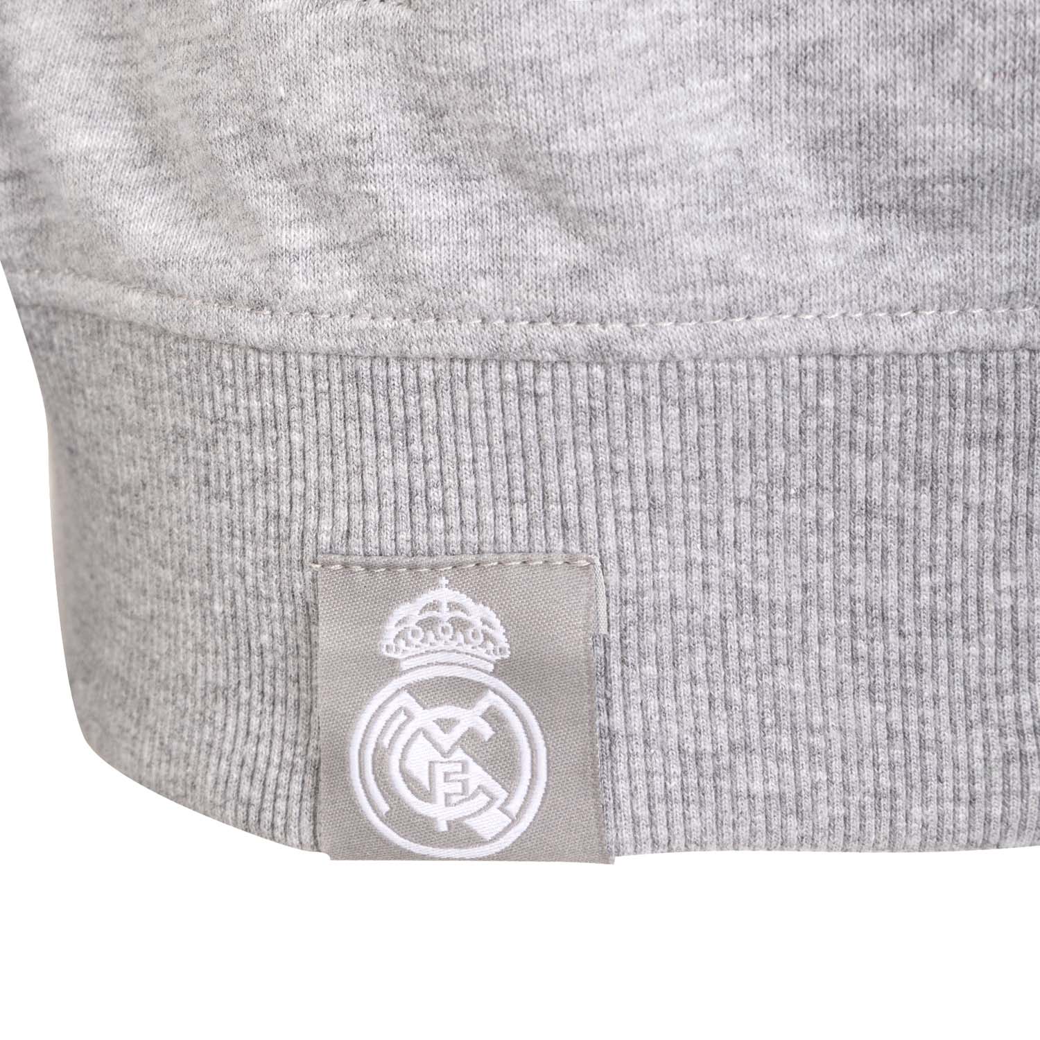 Womens Essentials Full Zip Hoody Light Grey - Image 5