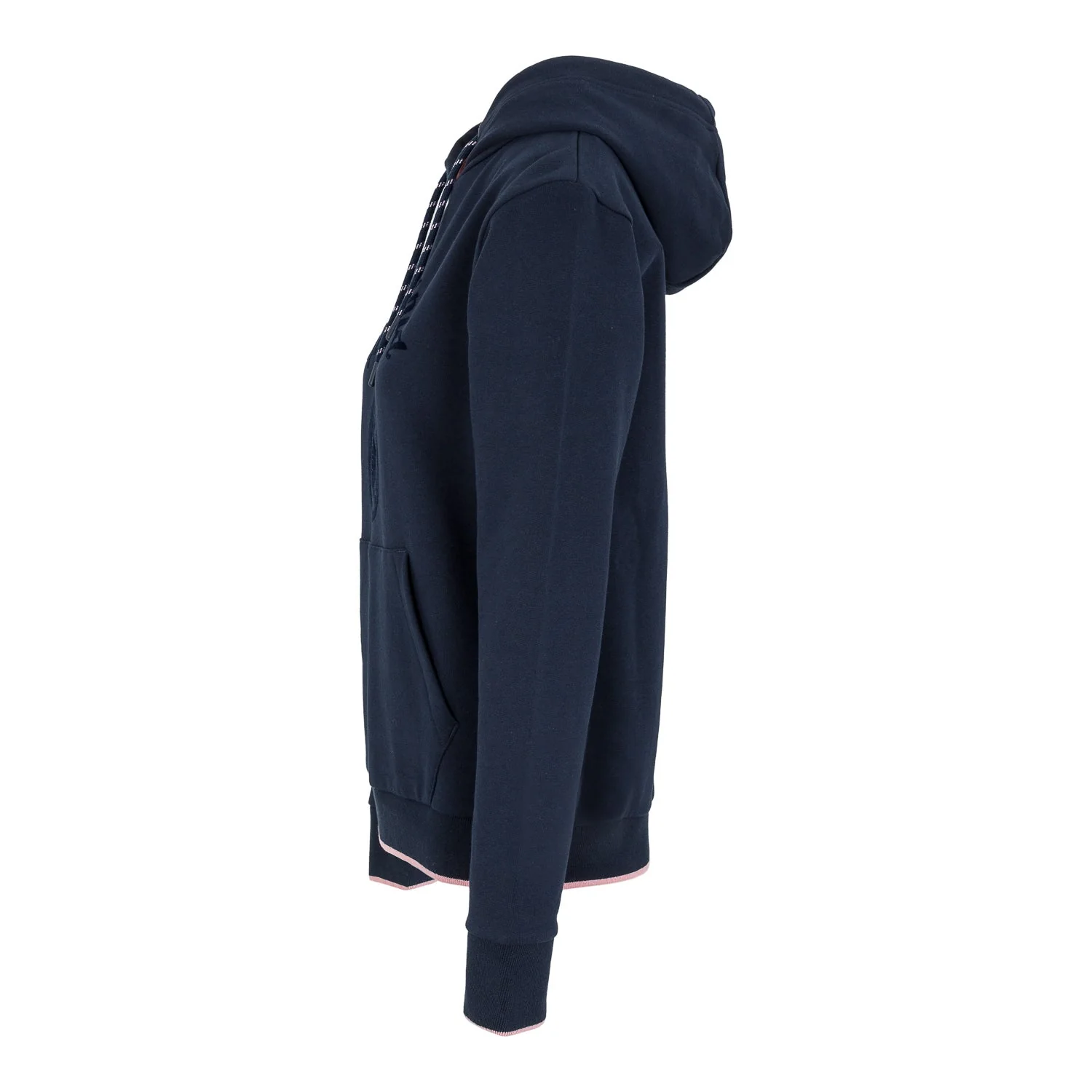 Womens Vintage Hoody Navy - Image 4