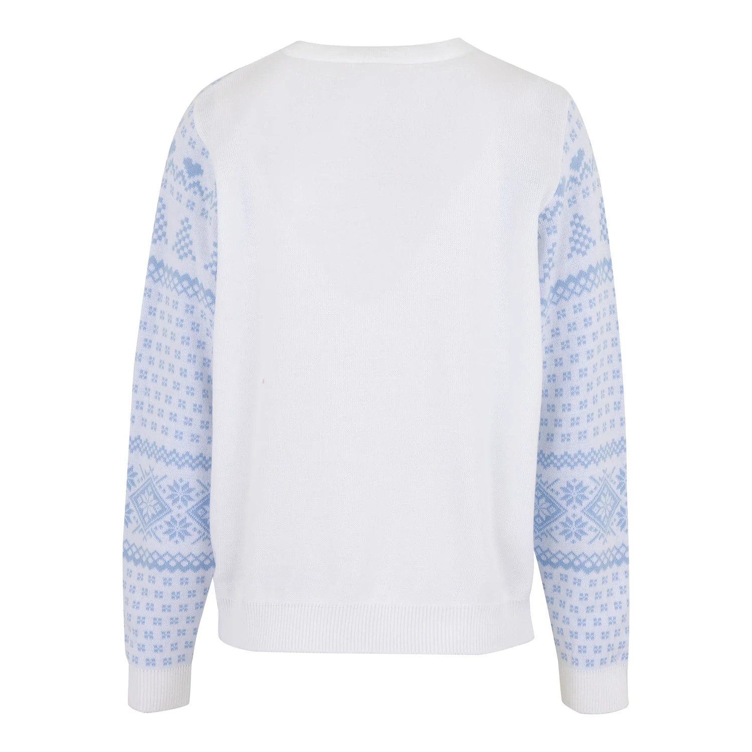 Ladies Christmas Sweater Pastel Blue - Image 4