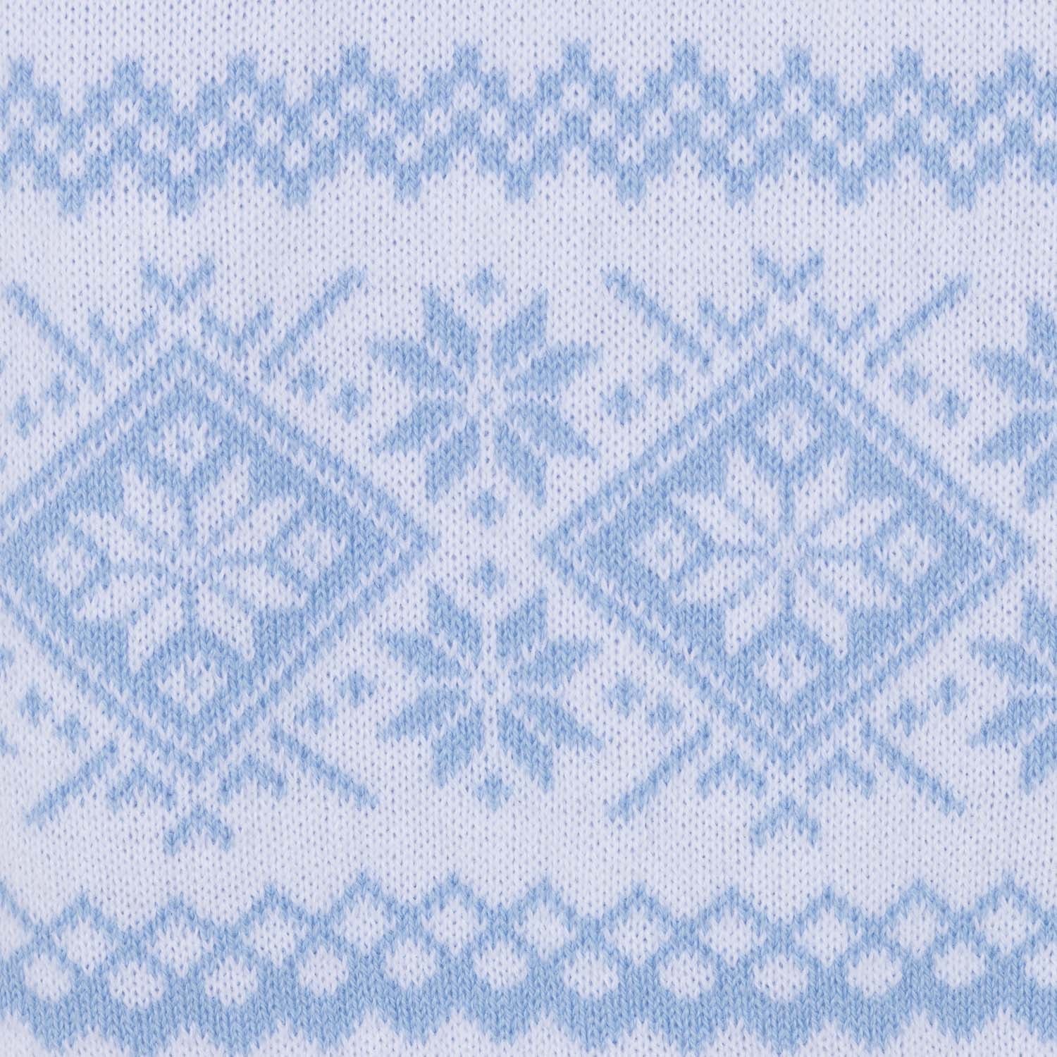 Ladies Christmas Sweater Pastel Blue - Image 5