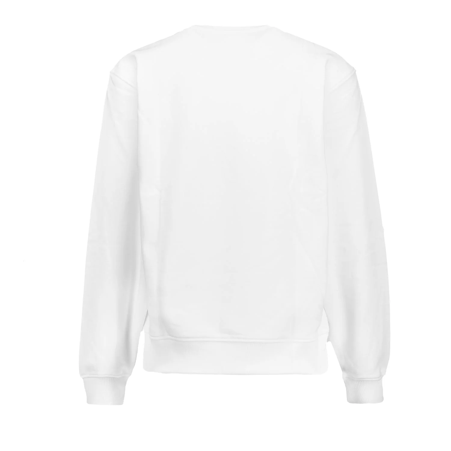 Womens ECO Essentials Real Madrid White Crew Cropped Sweatshirt - Image 4
