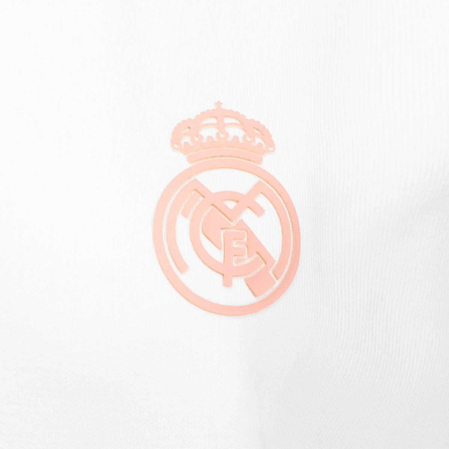 Womens ECO Essentials Real Madrid White Crew Cropped Sweatshirt - Image 5