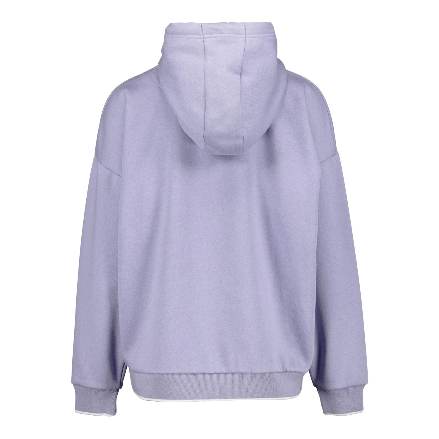 Womens Real Madrid Ladies Vintage Lilac Hoodie - Image 2