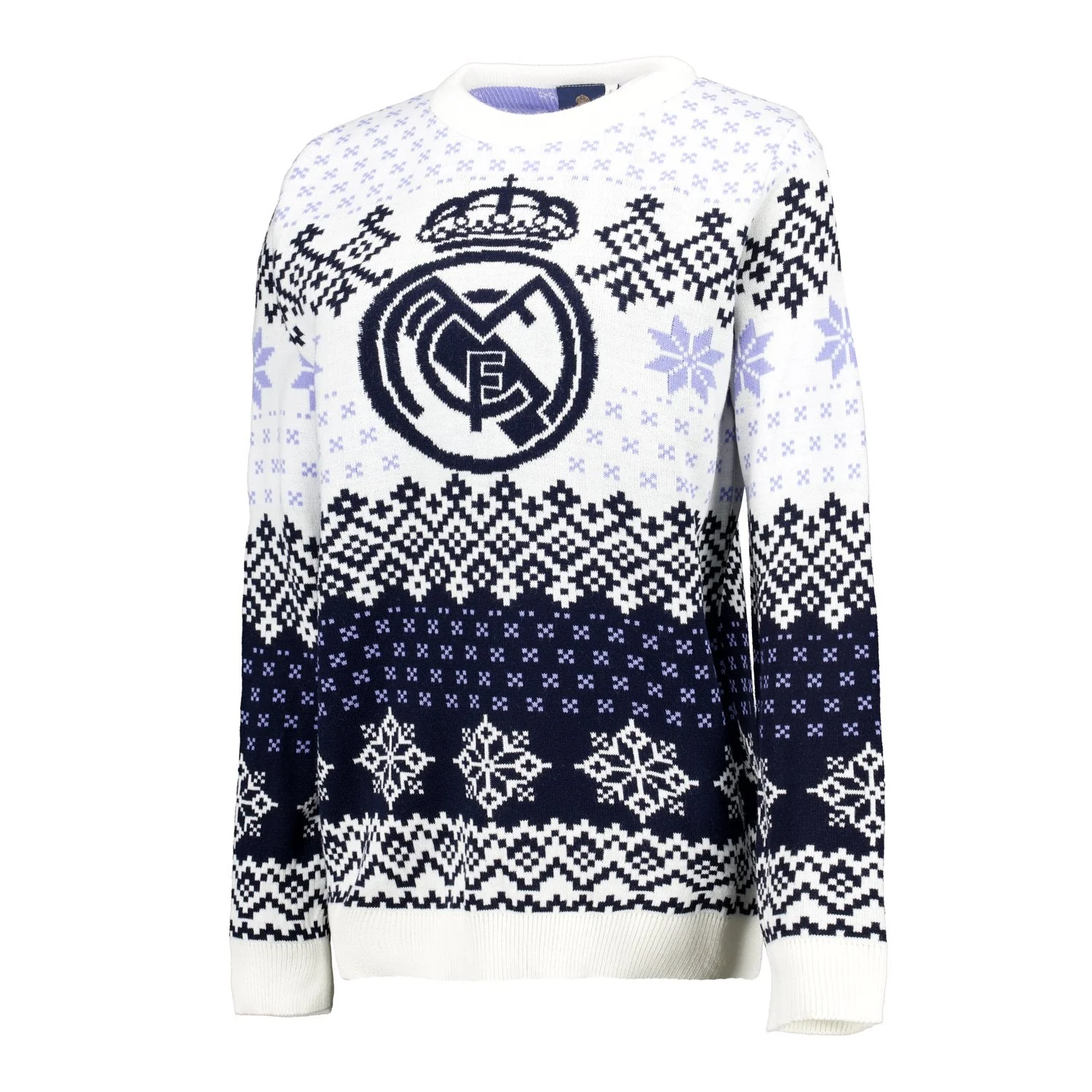 Womens Christmas Sweater Crest Lilac - Image 2