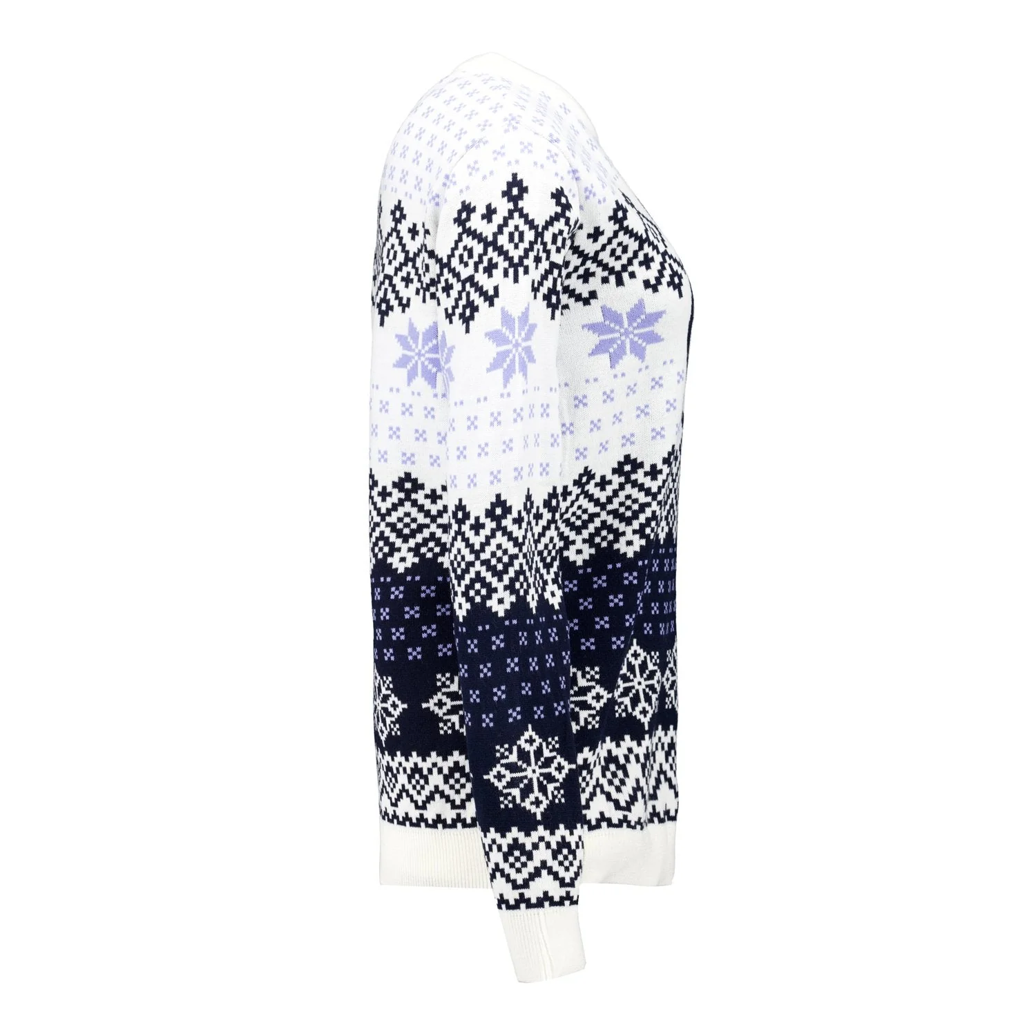 Womens Christmas Sweater Crest Lilac - Image 3