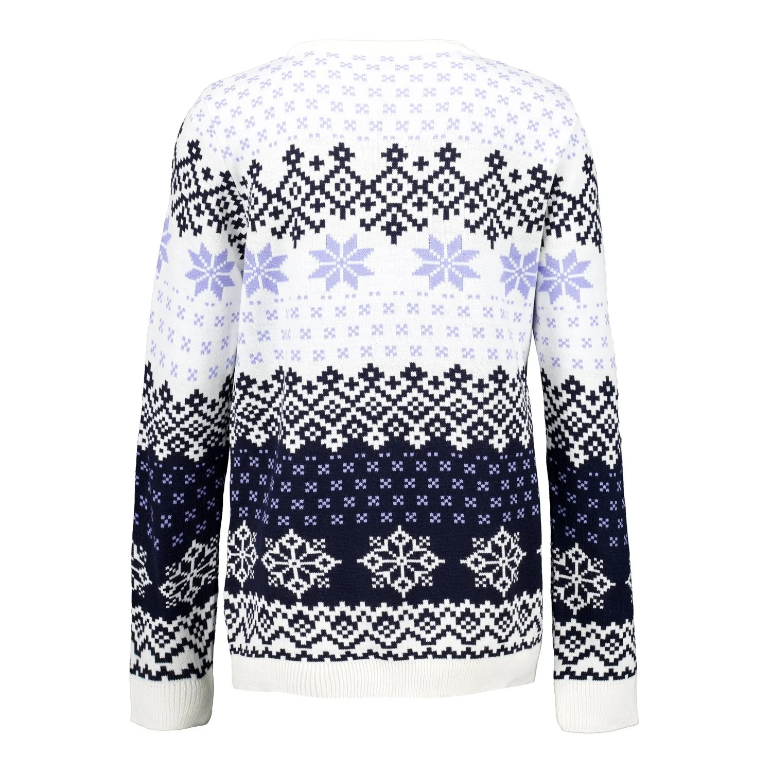 Womens Christmas Sweater Crest Lilac - Image 4