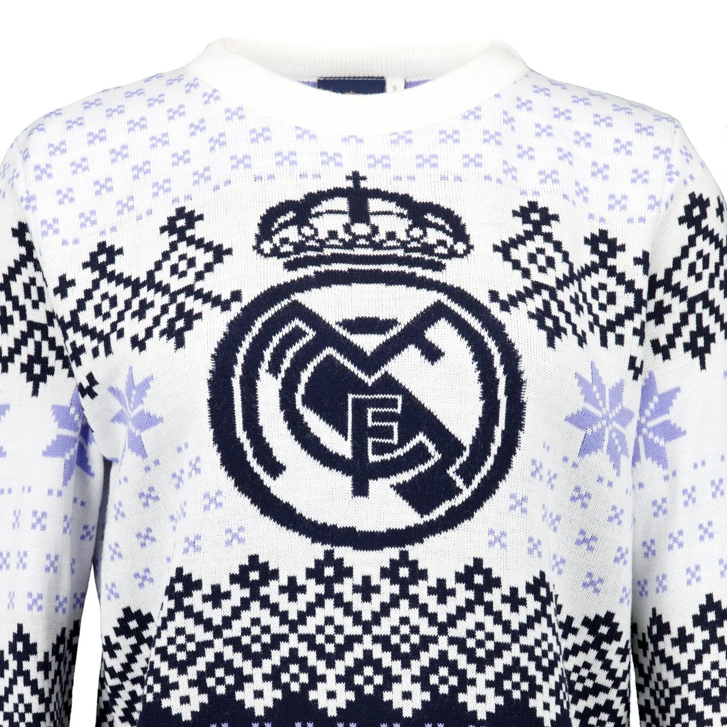 Womens Christmas Sweater Crest Lilac - Image 5