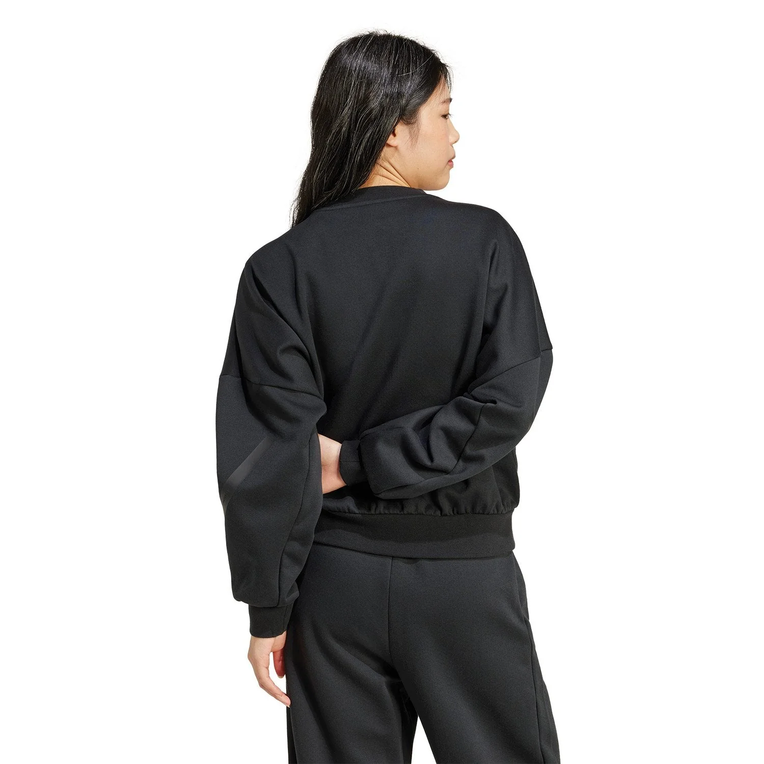 Womens adidas Real Urban Sweatshirt Black - Image 3