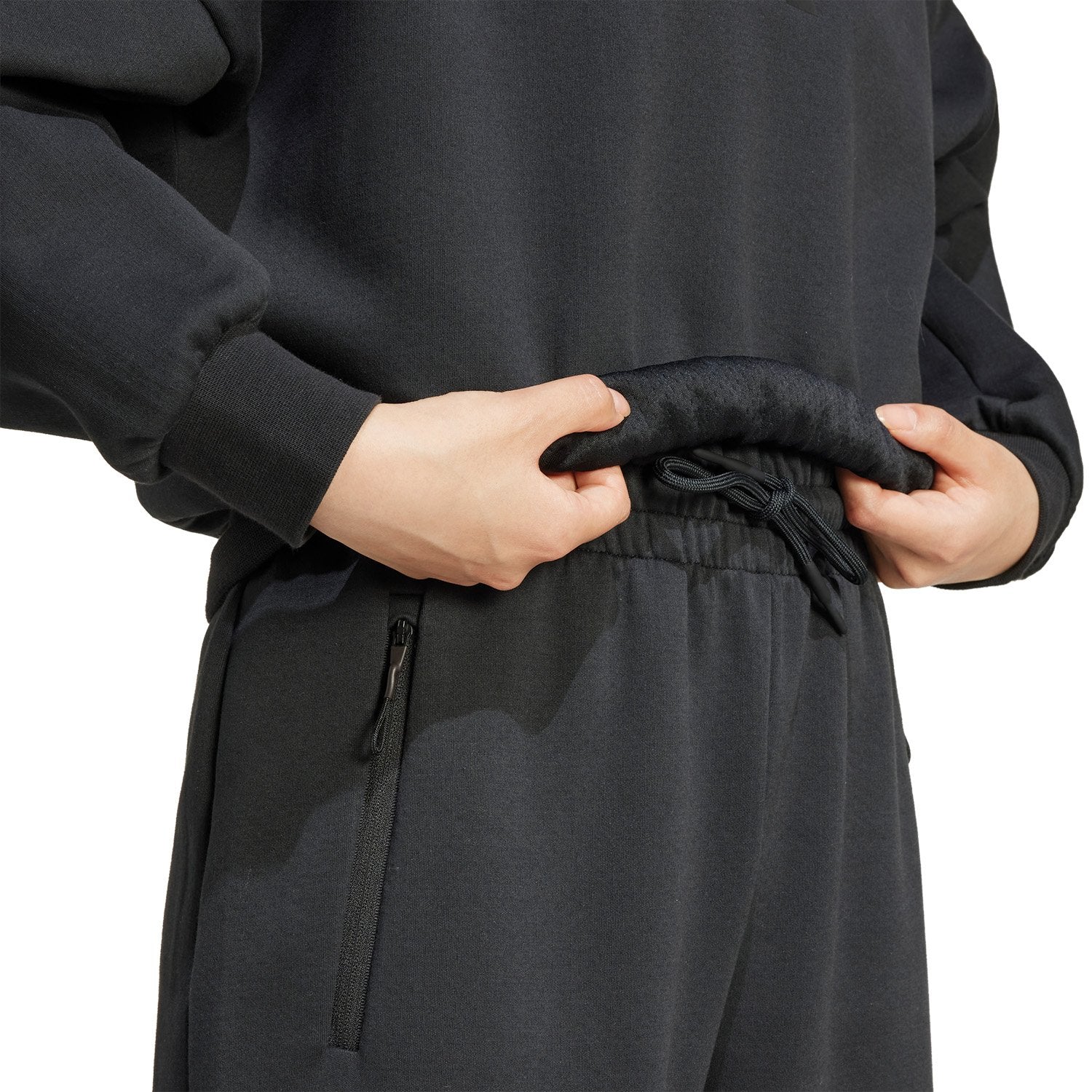 Womens adidas Real Urban Sweatshirt Black - Image 4