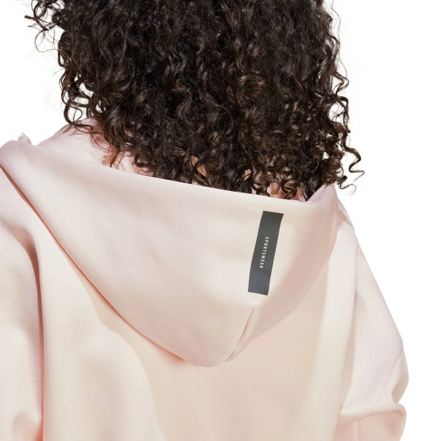 Womens adidas Real Urban Full Zip Hoodie Light Pink - Image 5