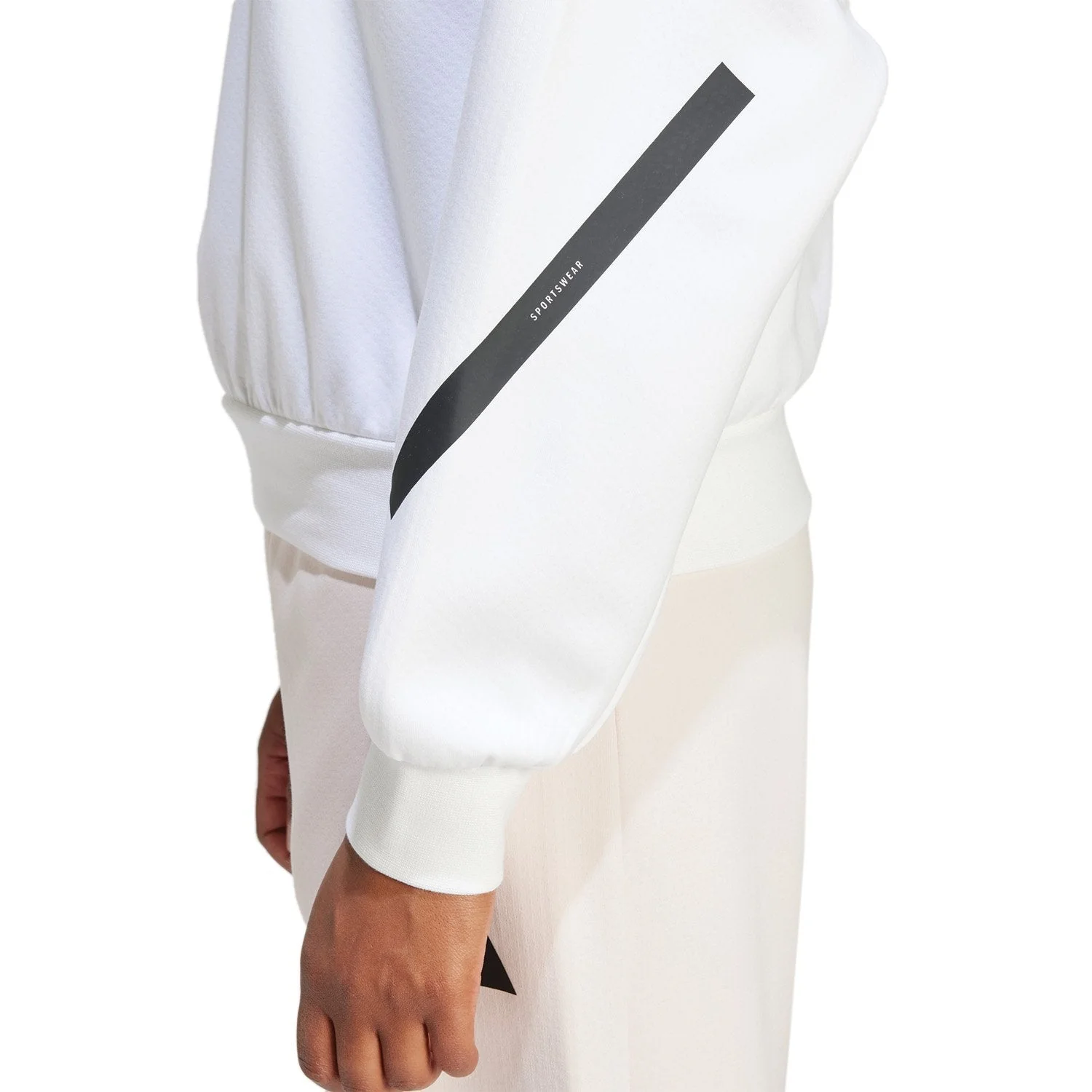 Womens adidas Real Urban Sweatshirt White - Image 5