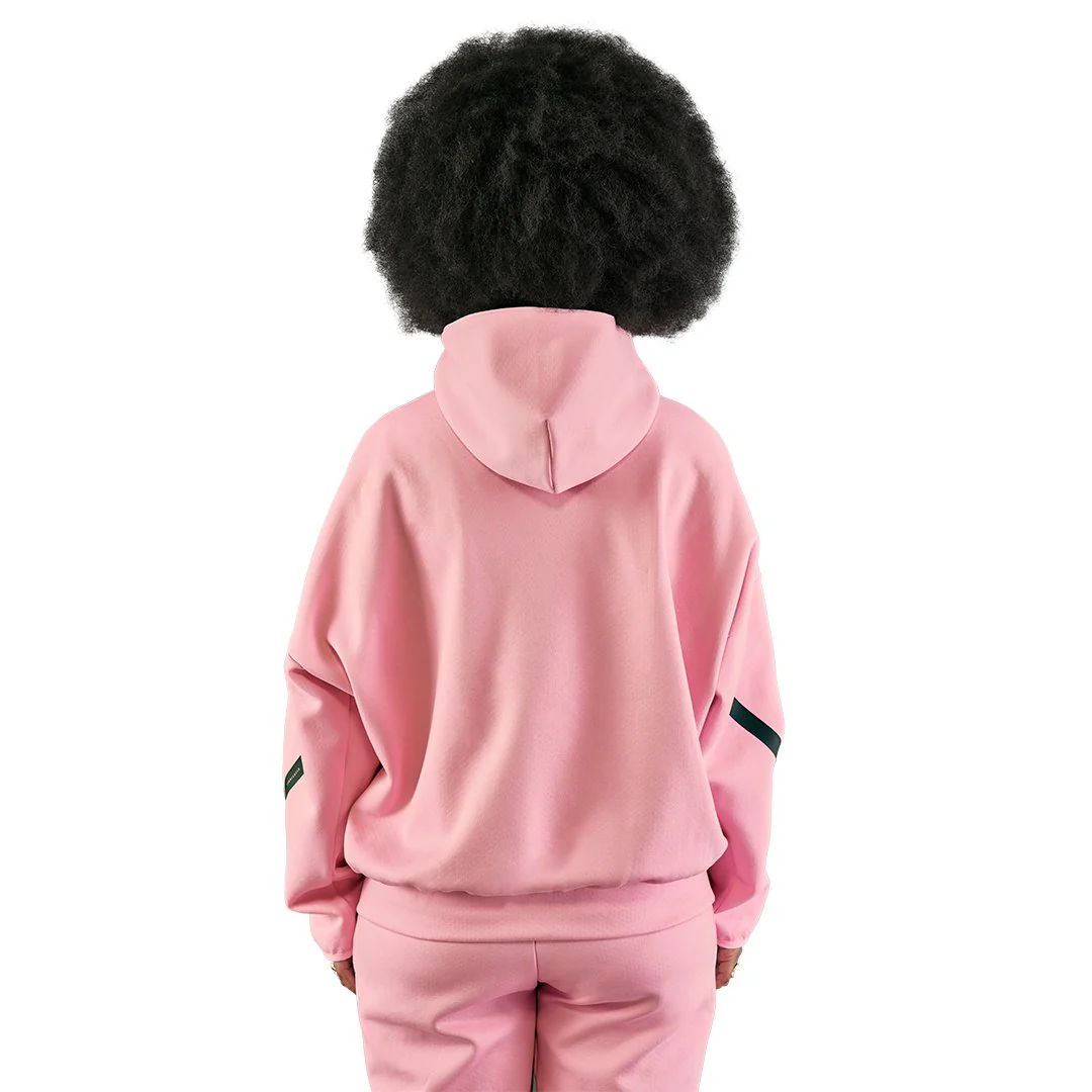 Womens adidas Real Urban Hoodie Pink - Image 3