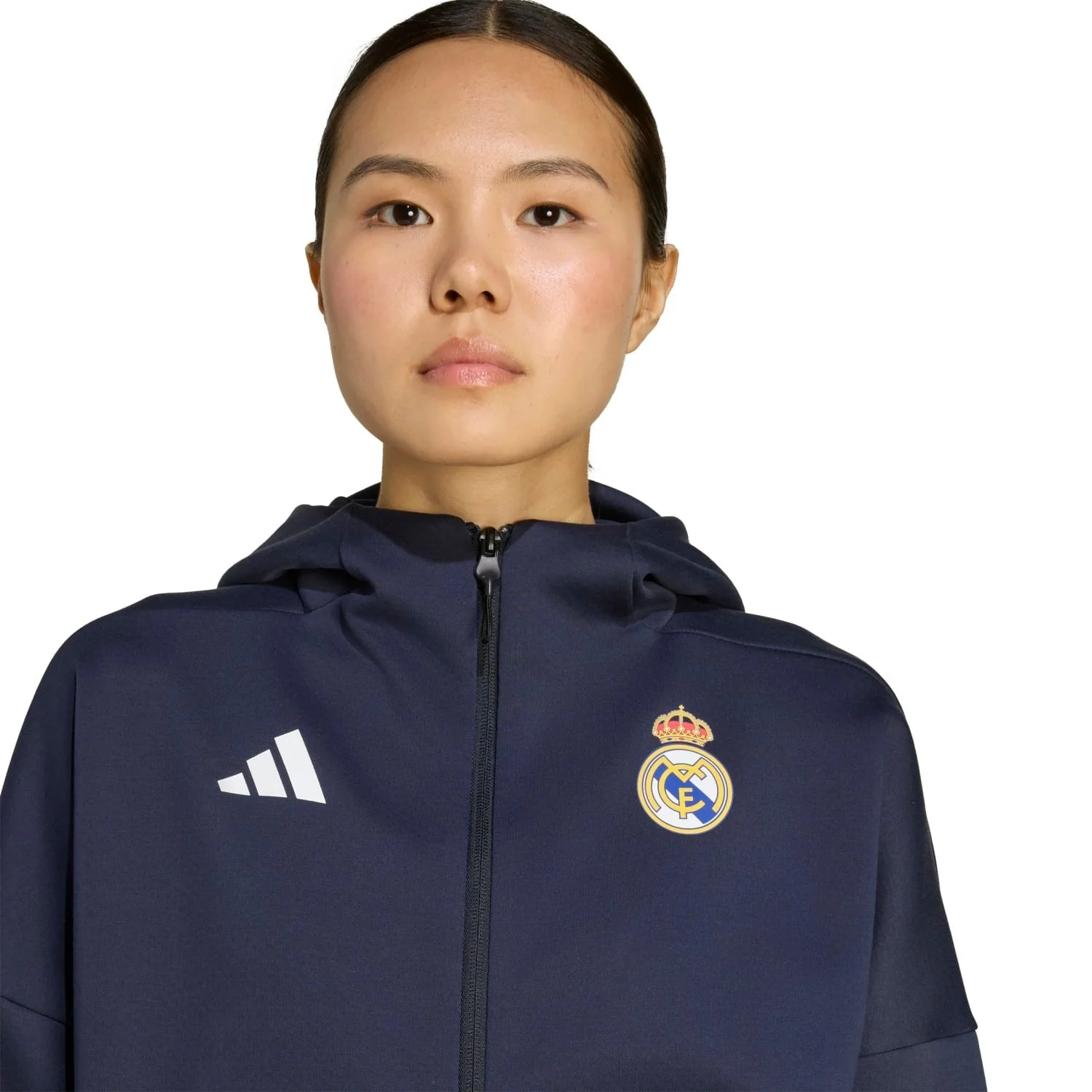 Womens adidas Anthem Jacket 25/26 Navy - Image 5