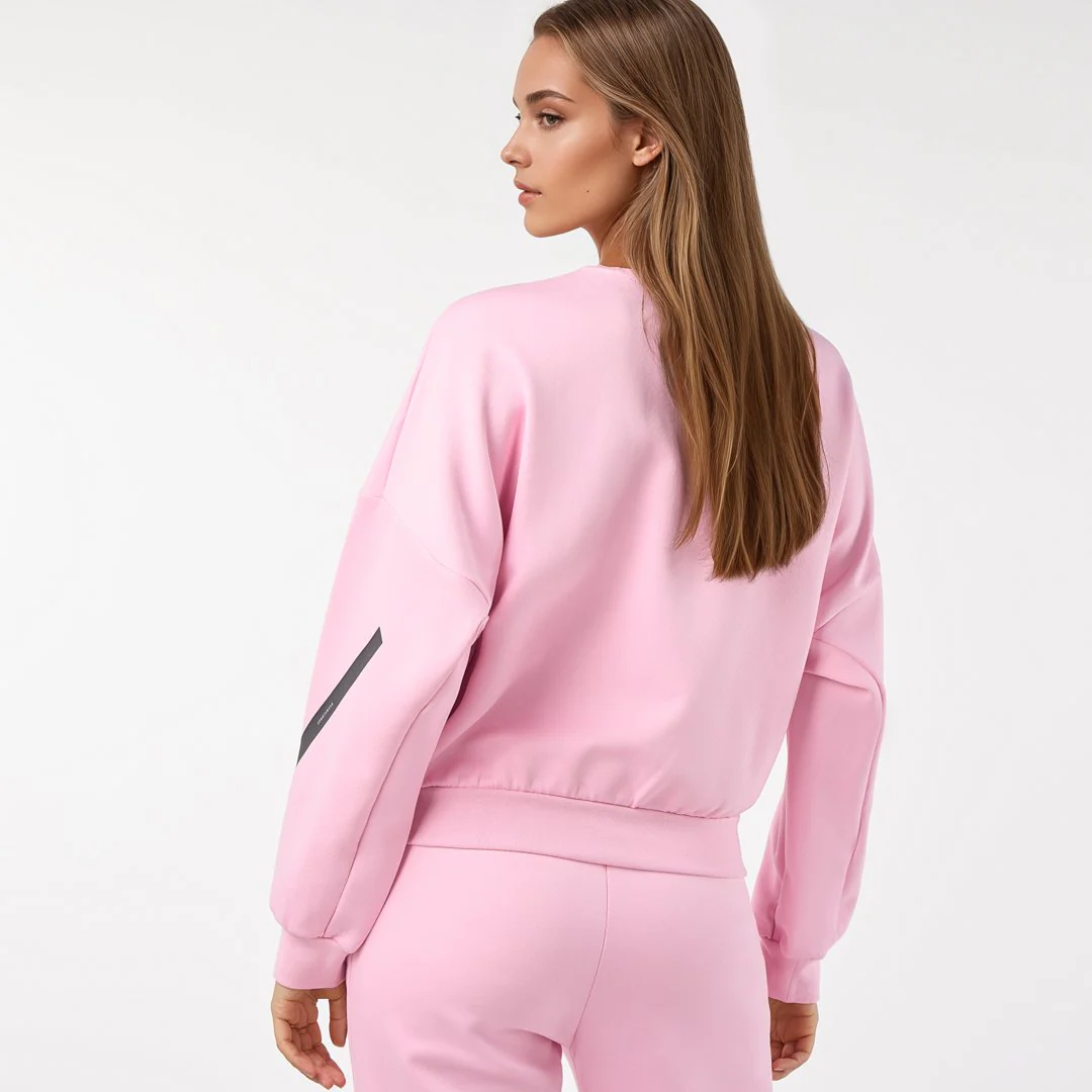 Womens Adidas Real Urban Sweatshirt Pink - Image 4