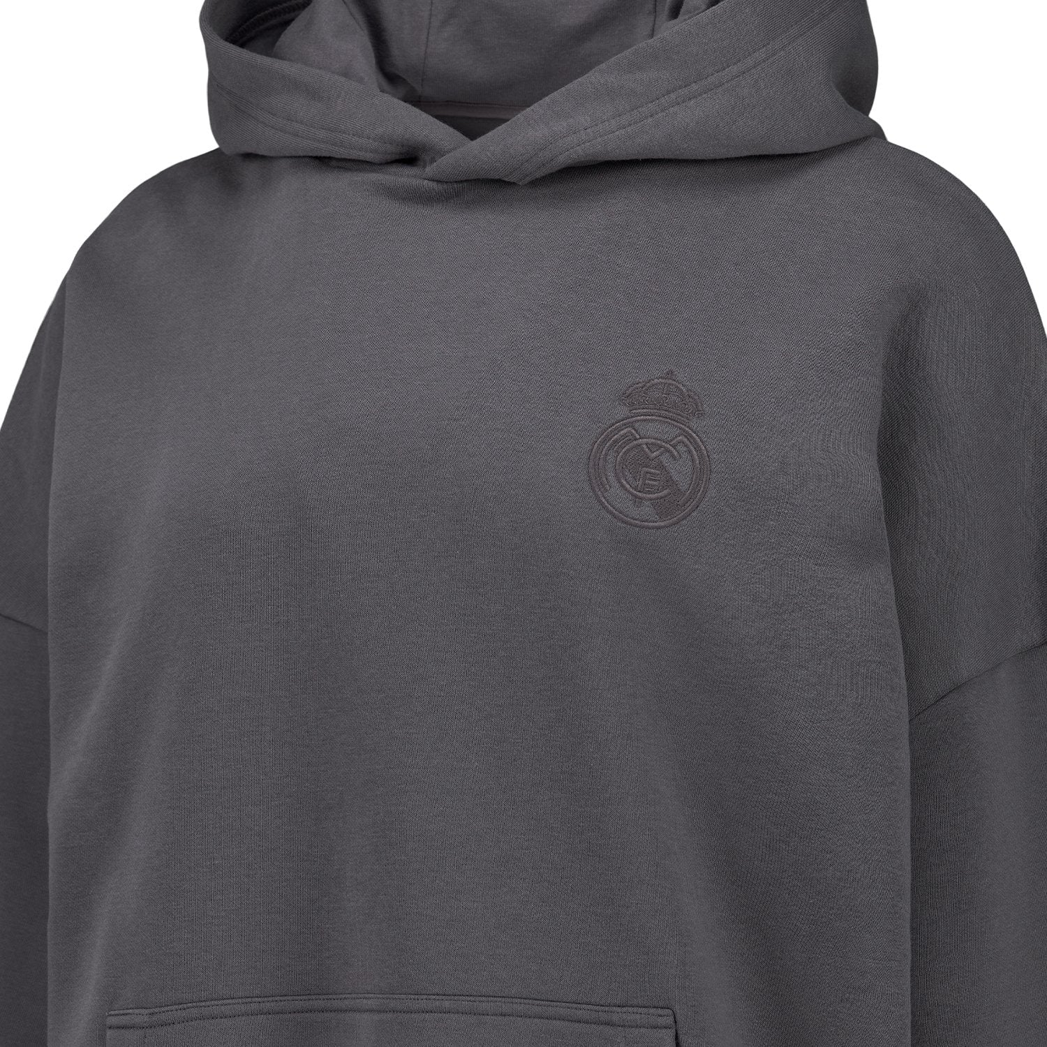 Womens Vintage Hoodie Charcoal - Image 4