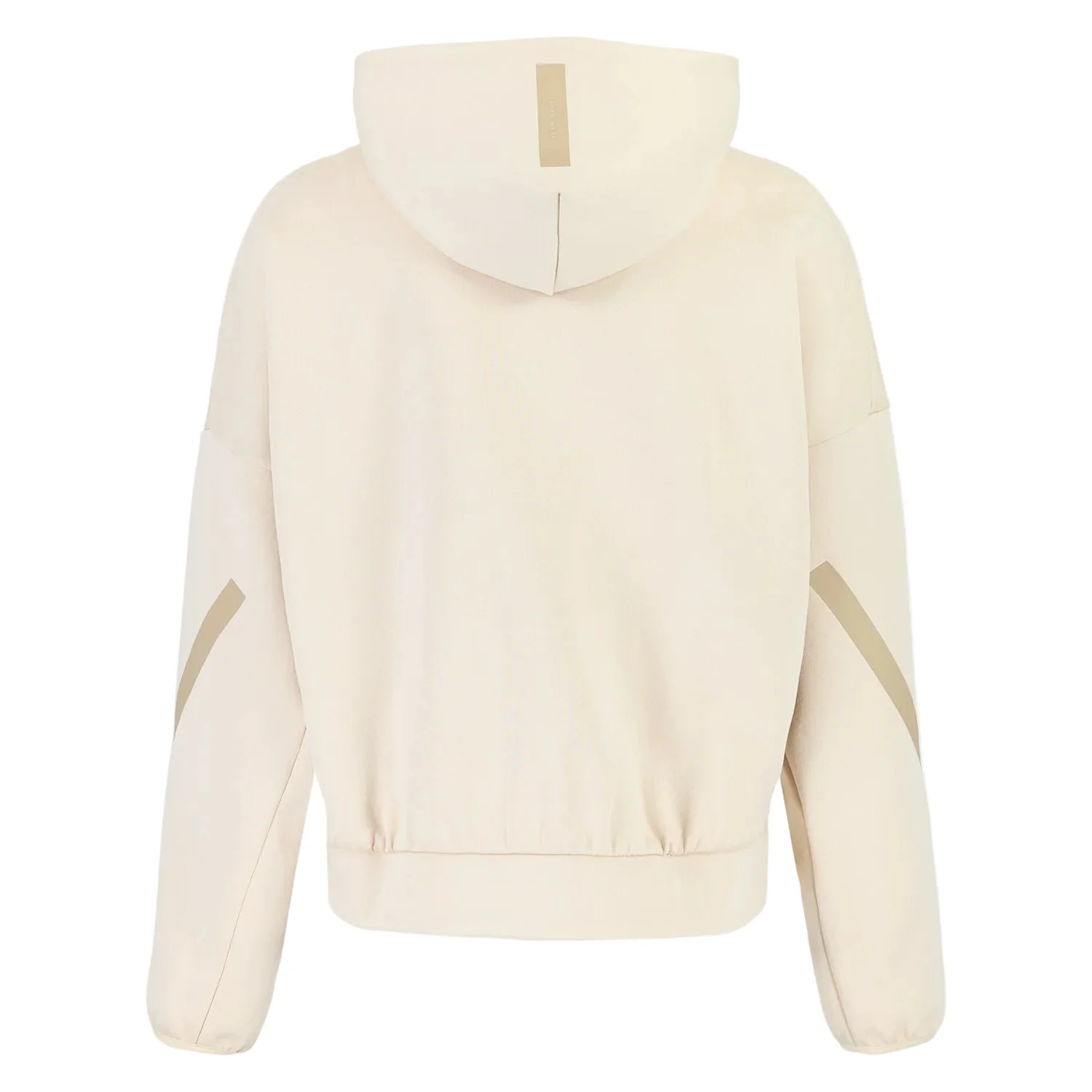 Womens adidas Real Urban Z.N.E. Full Zip Hoodie Beige - Image 2