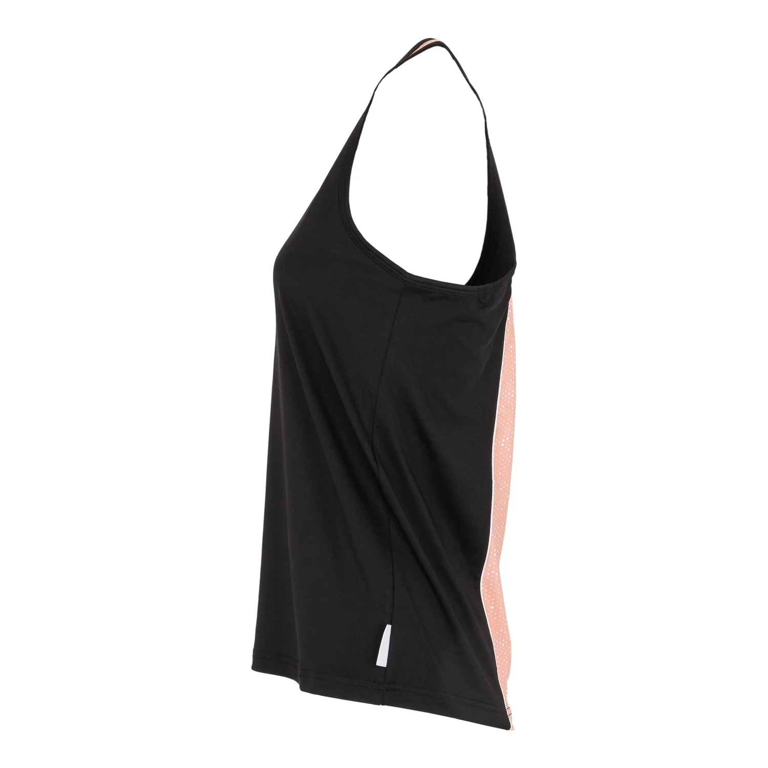 Womens Gym Tank Top Black/Pink - Image 2