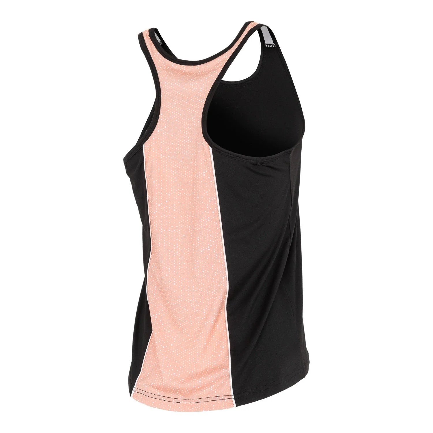 Womens Gym Tank Top Black/Pink - Image 3