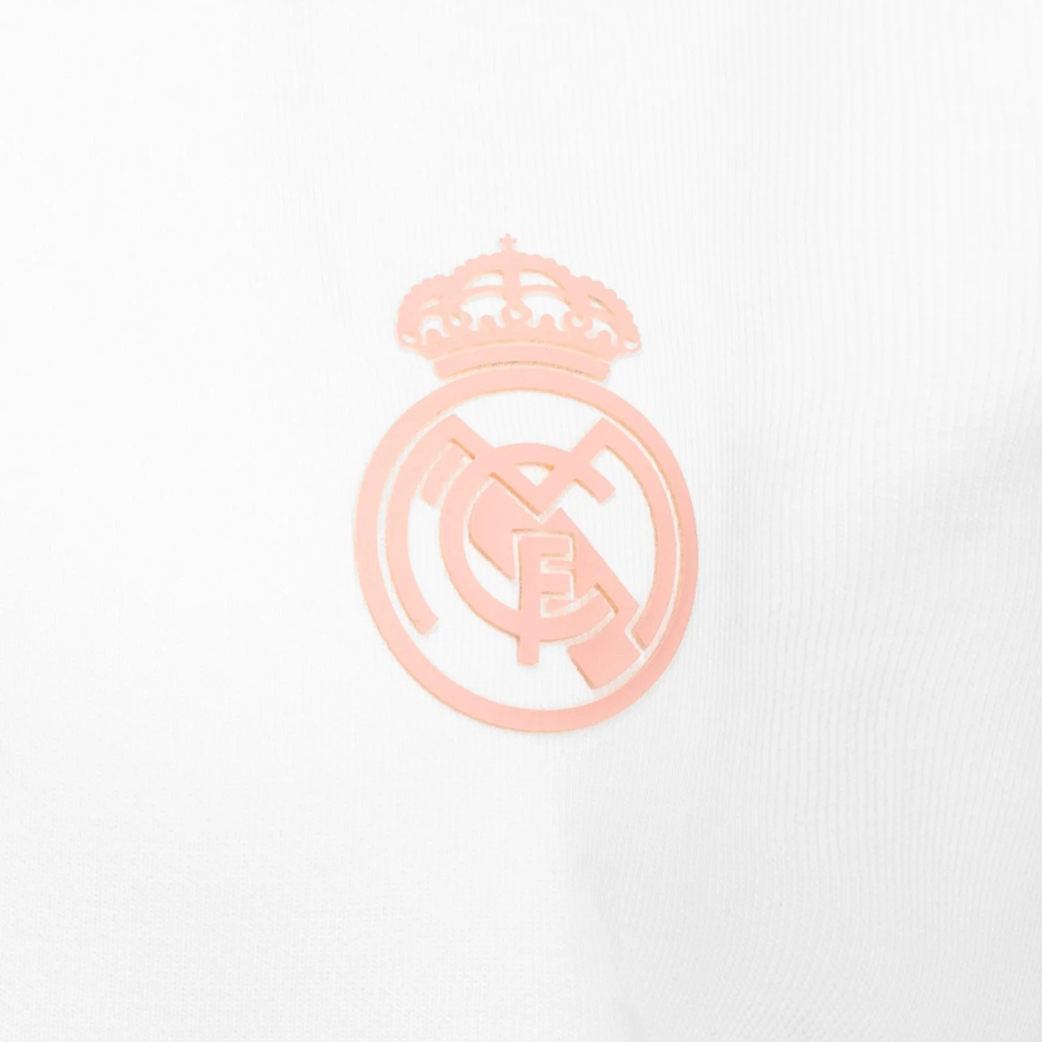Womens ECO Essentials Real Madrid Monocolor Crest T-Shirt White - Image 4