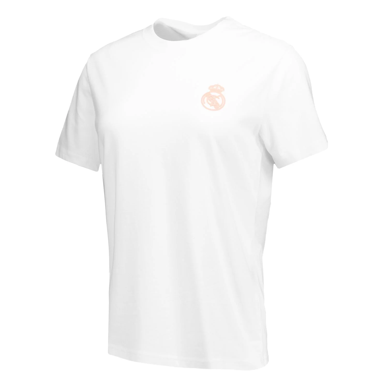 Womens ECO Essentials Real Madrid Monocolor Crest T-Shirt White - Image 5
