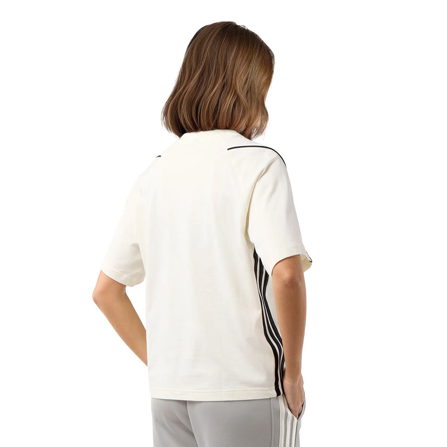 Womens adidas Stadium T-Shirt White - Image 5
