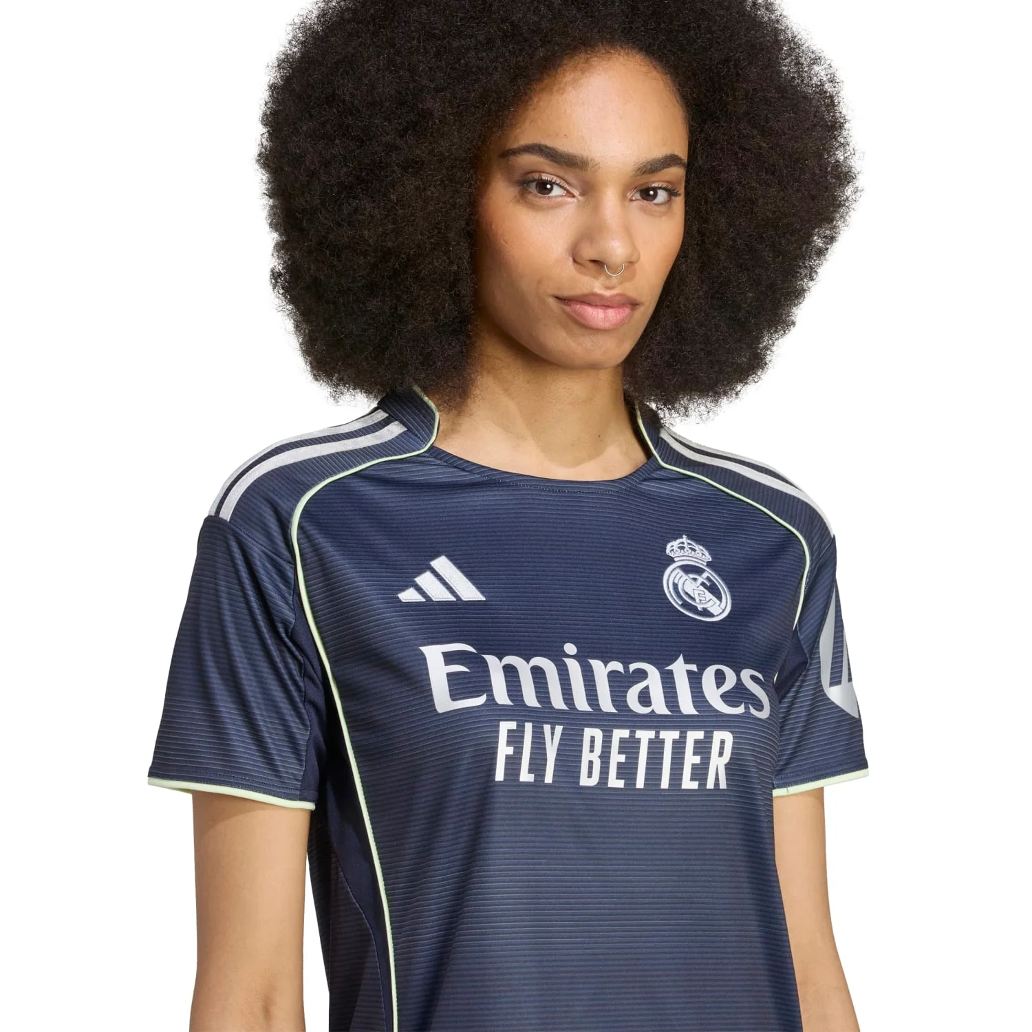 Womens Away Jersey 25/26 Navy - Image 3
