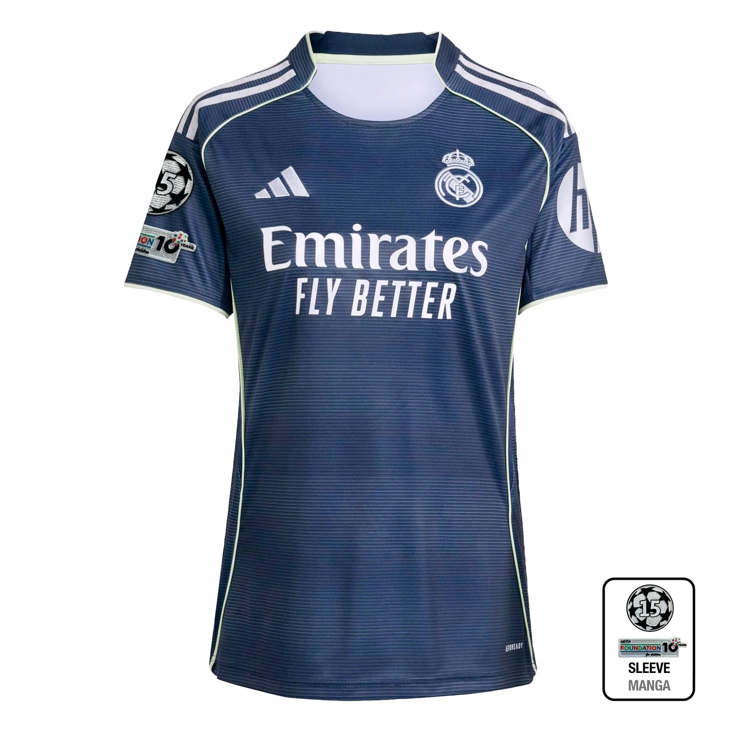 Womens Away Jersey 25/26 Navy - Image 8