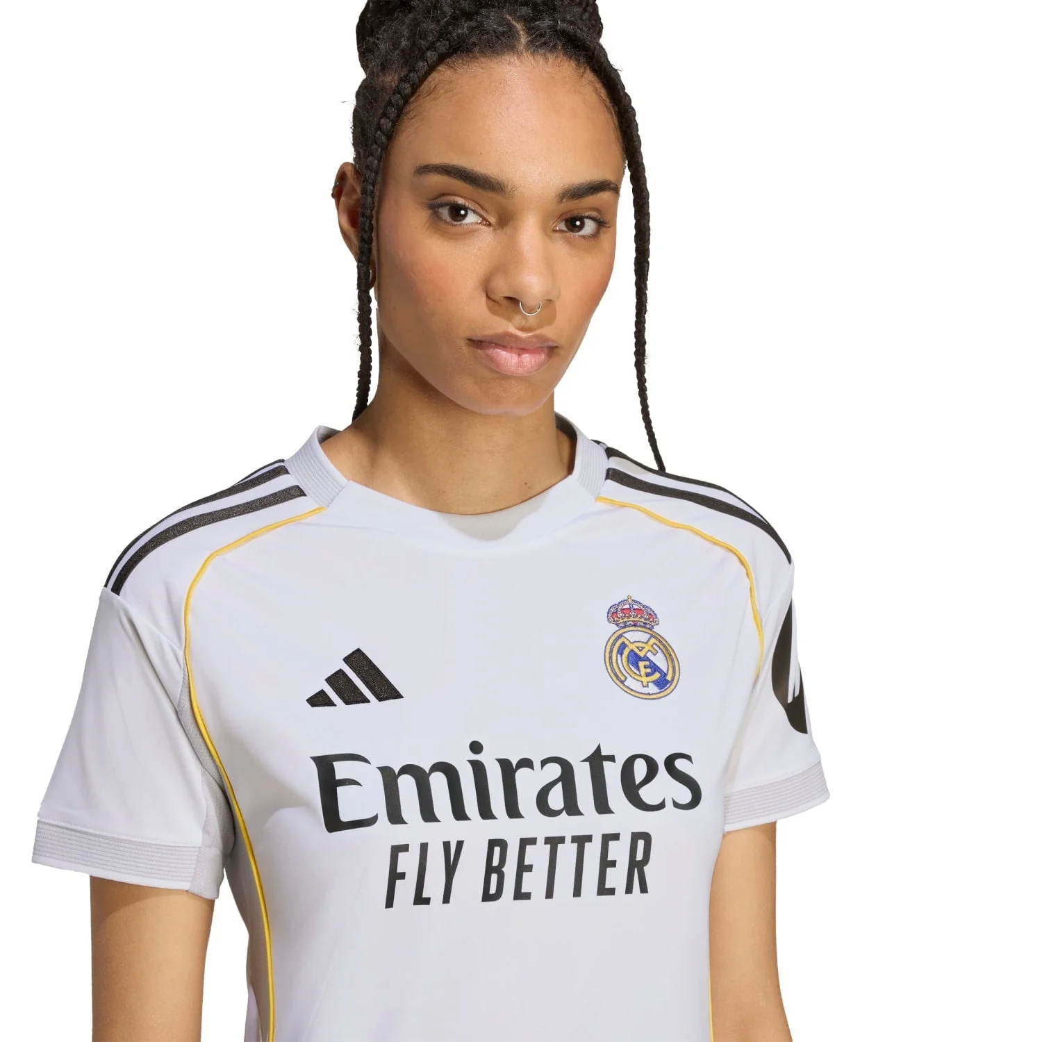 Womens Home Jersey 25/26 White - Image 3